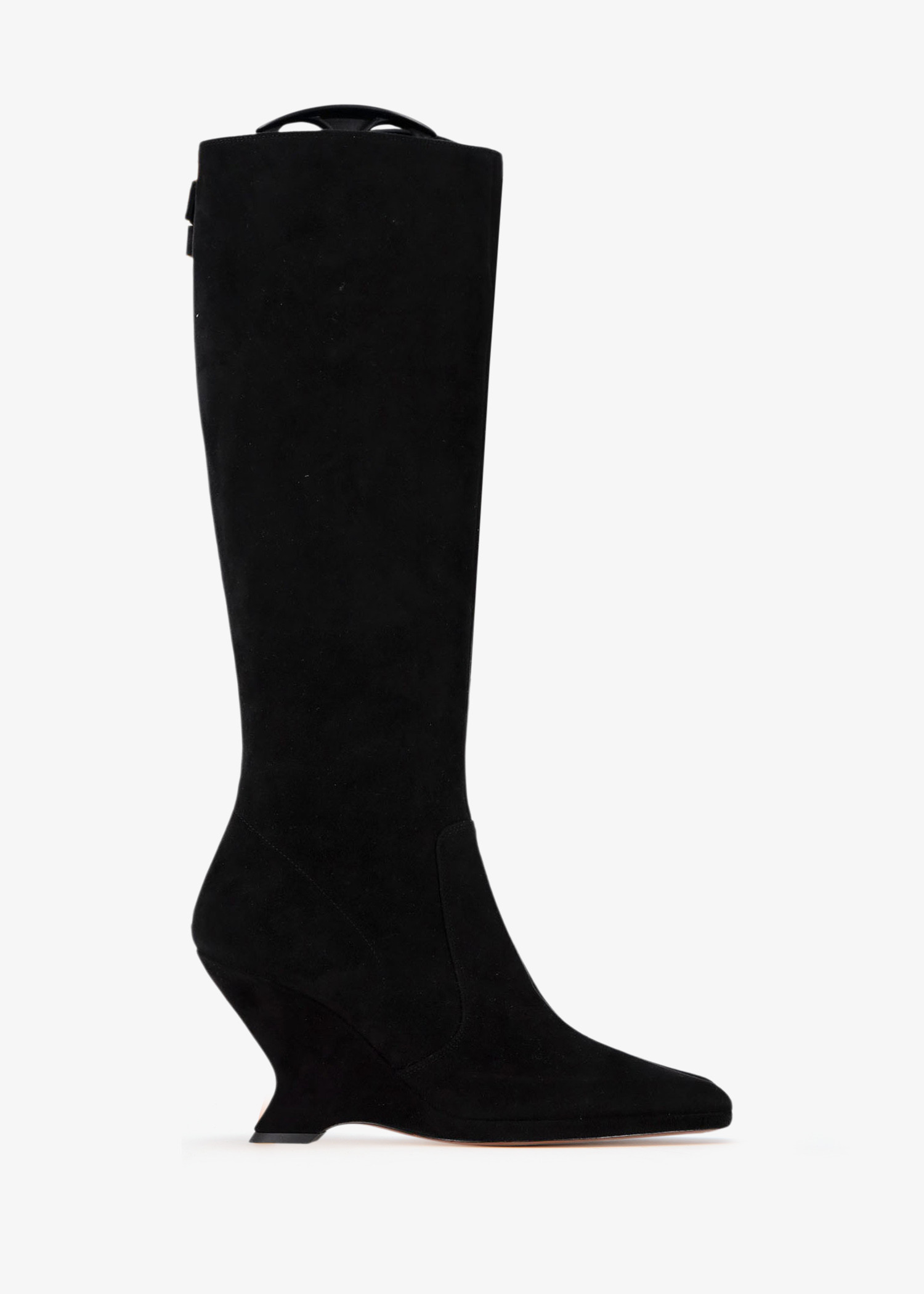 Dior Pointed-Tie Zipped Knee-High Boots in Black Suede
Dior Pointed-Tie Zipped Knee-High Boots in Black Suede