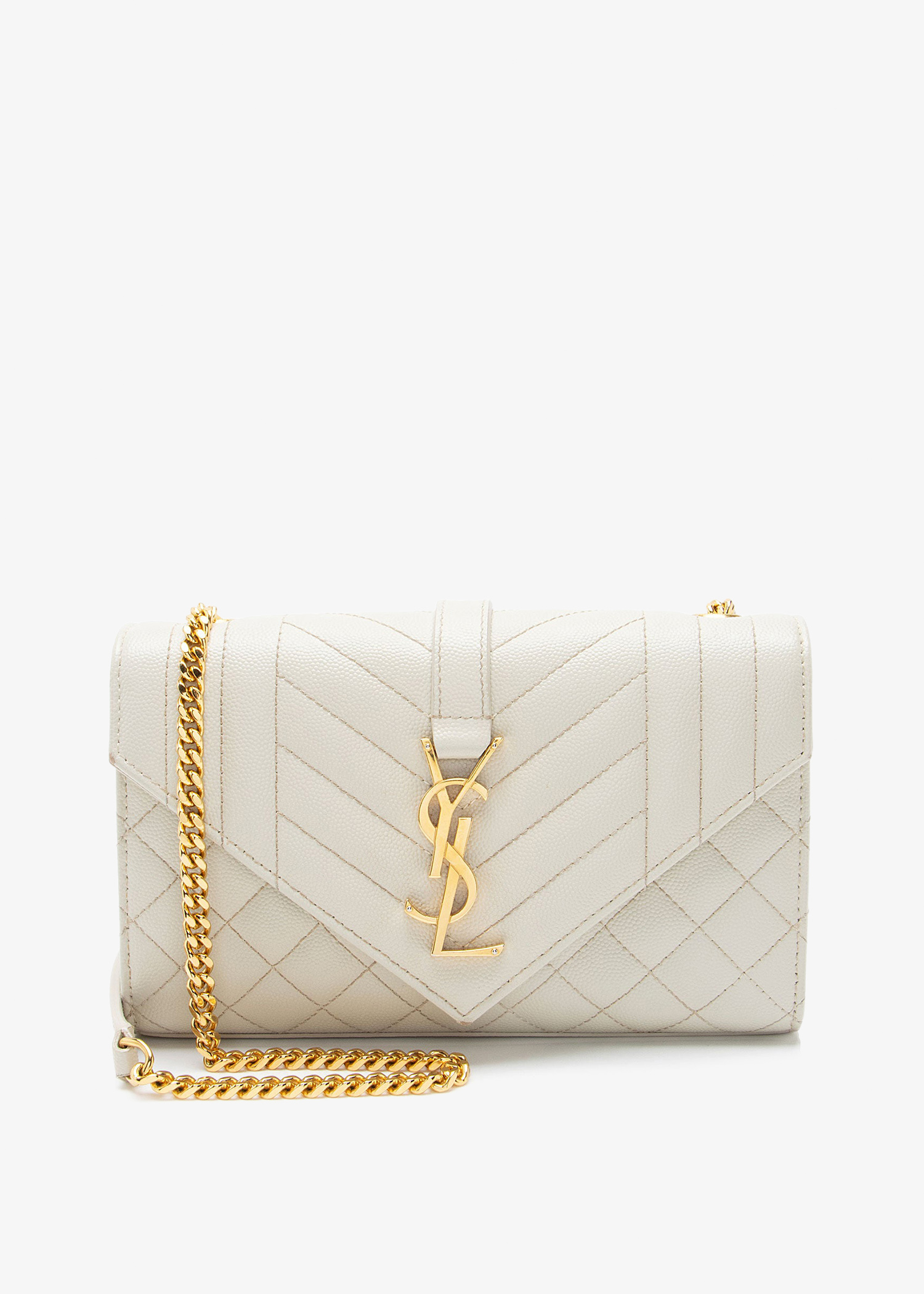 Grain de Poudre Monogram small shoulder bag, White
Grain de Poudre Monogram small shoulder bag, White