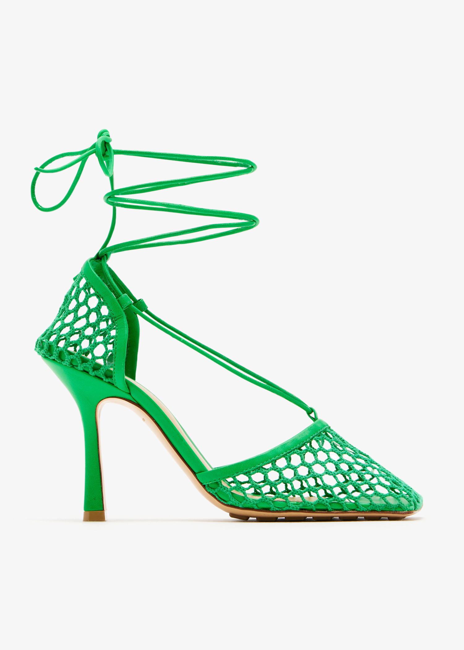 Stretch lace-up sandals, Green
Stretch lace-up sandals, Green