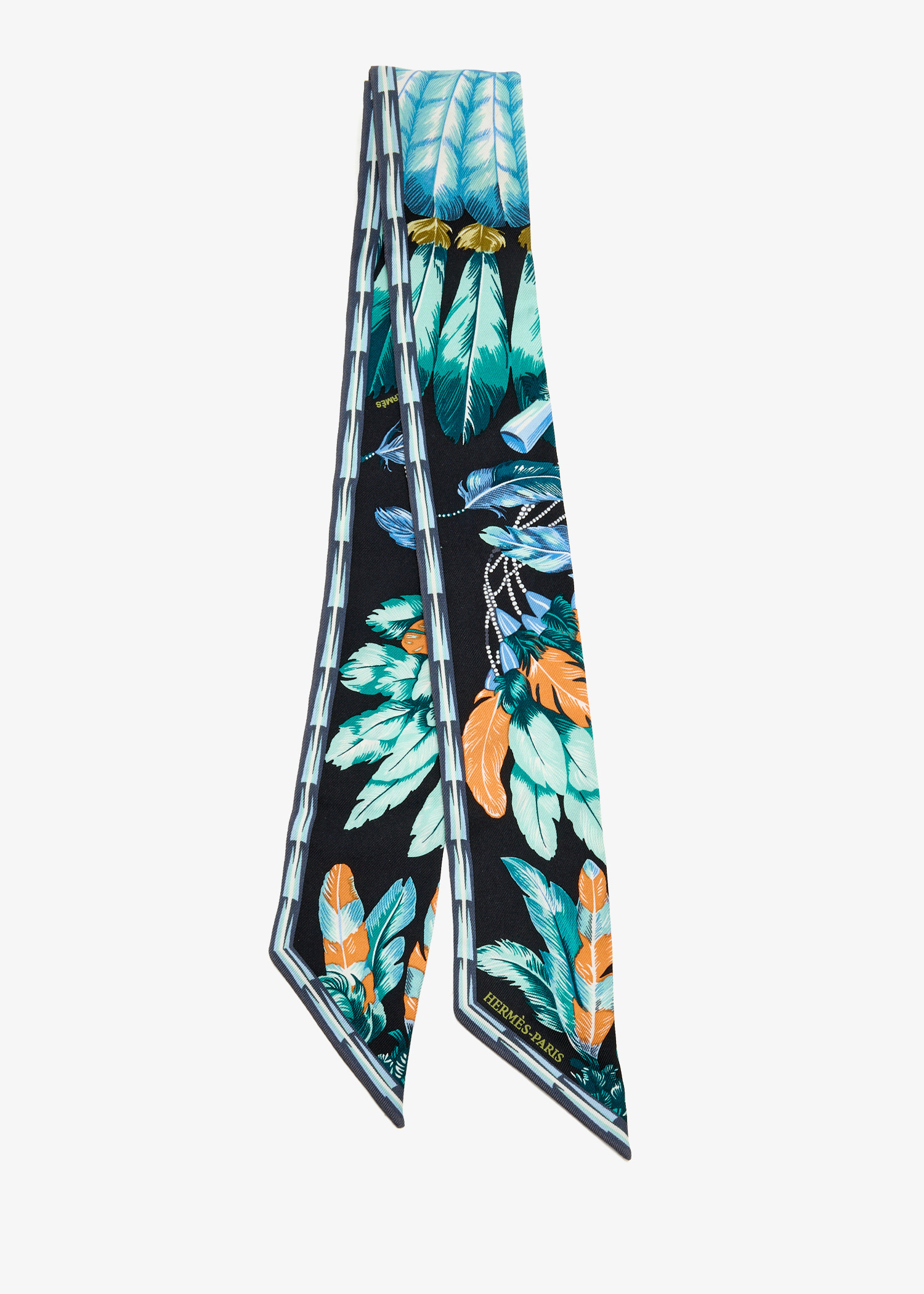 Brazil Feather Twilly scarf, Printed
Brazil Feather Twilly scarf, Printed
