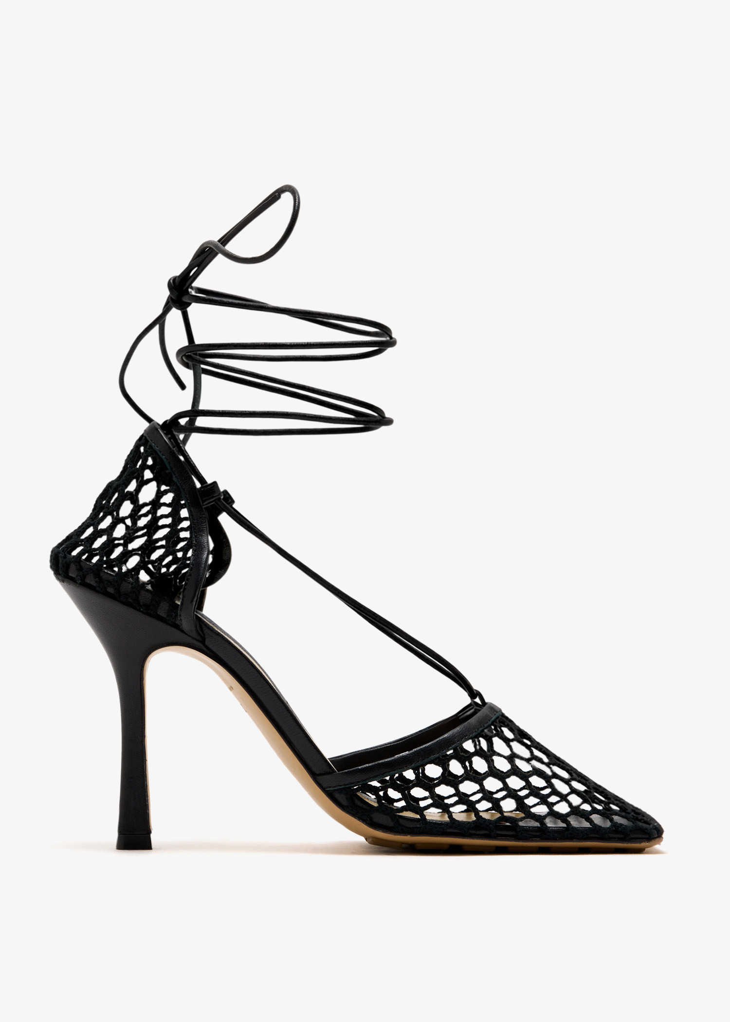 Stretch lace-up pumps, Black
Stretch lace-up pumps, Black