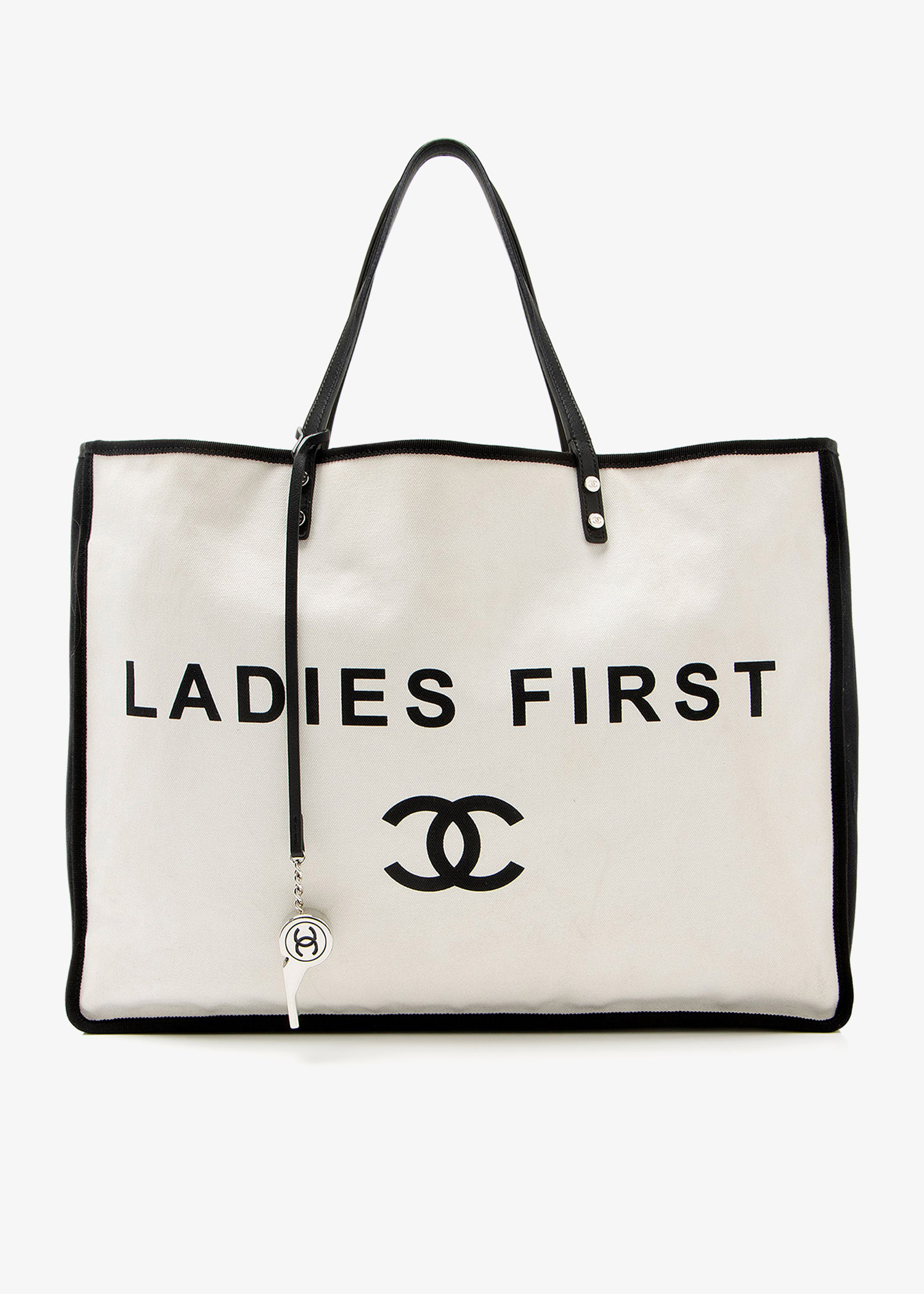 Ladies First shopper tote bag, White
Ladies First shopper tote bag, White