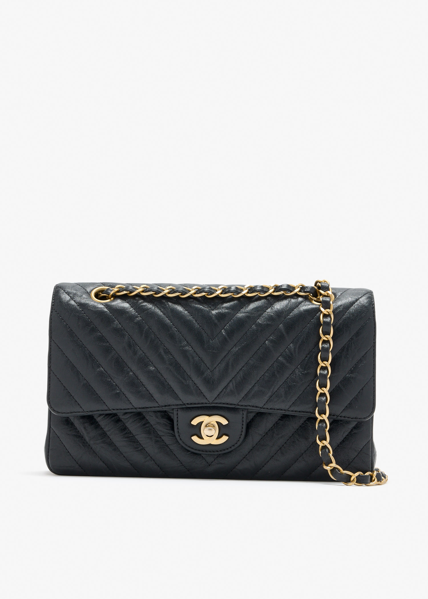 Classic medium flap bag, Black
Classic medium flap bag, Black