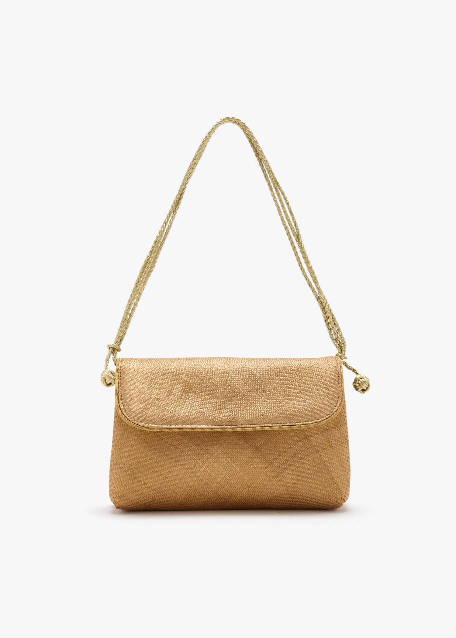 Raffia intrecciato shoulder bag, Brown
Raffia intrecciato shoulder bag, Brown