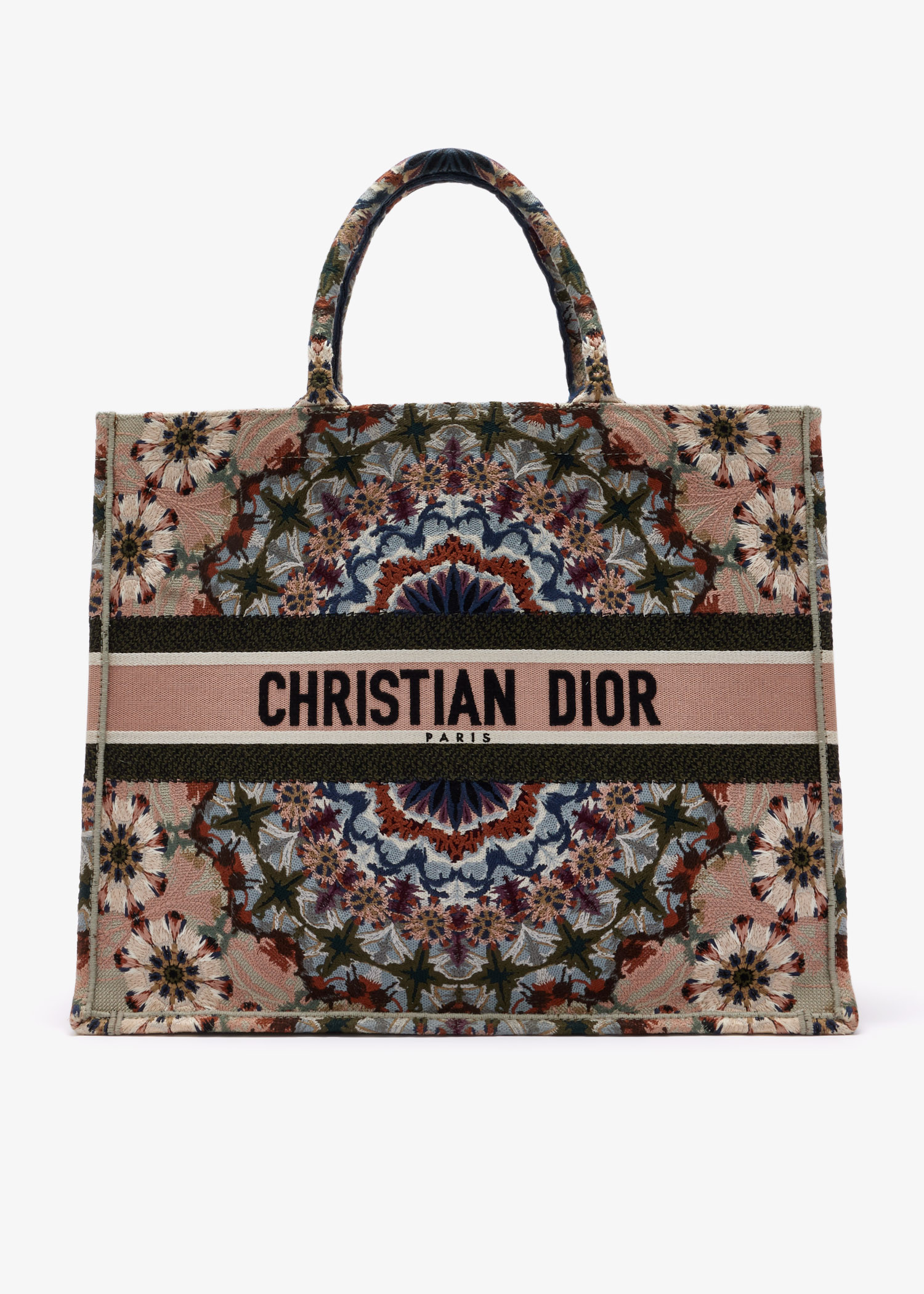 Large KaleiDiorscopic Book tote bag, Multicolored
Large KaleiDiorscopic Book tote bag, Multicolored