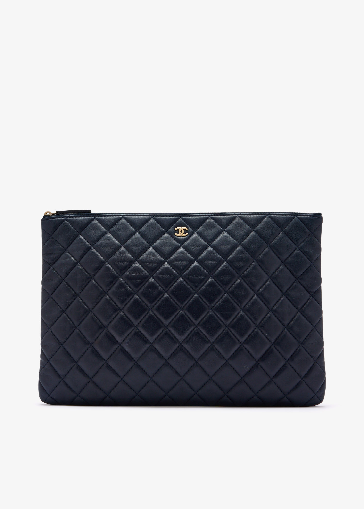 Large O case clutch, Navy
Large O case clutch, Navy