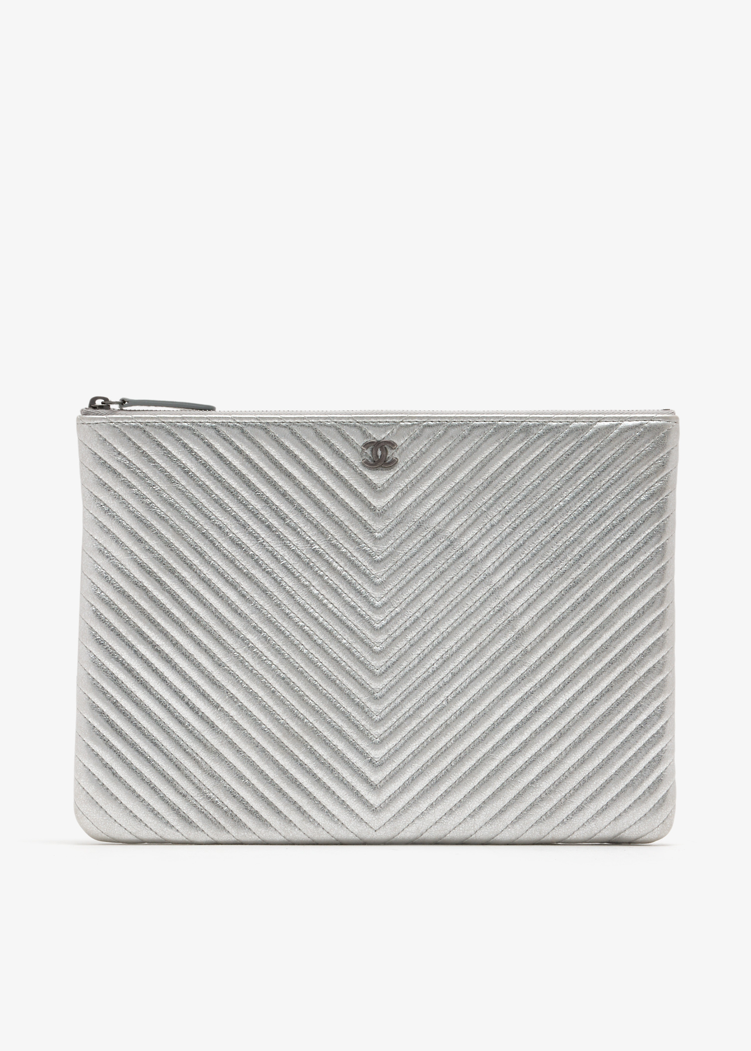 Medium O Case clutch, Silver
Medium O Case clutch, Silver