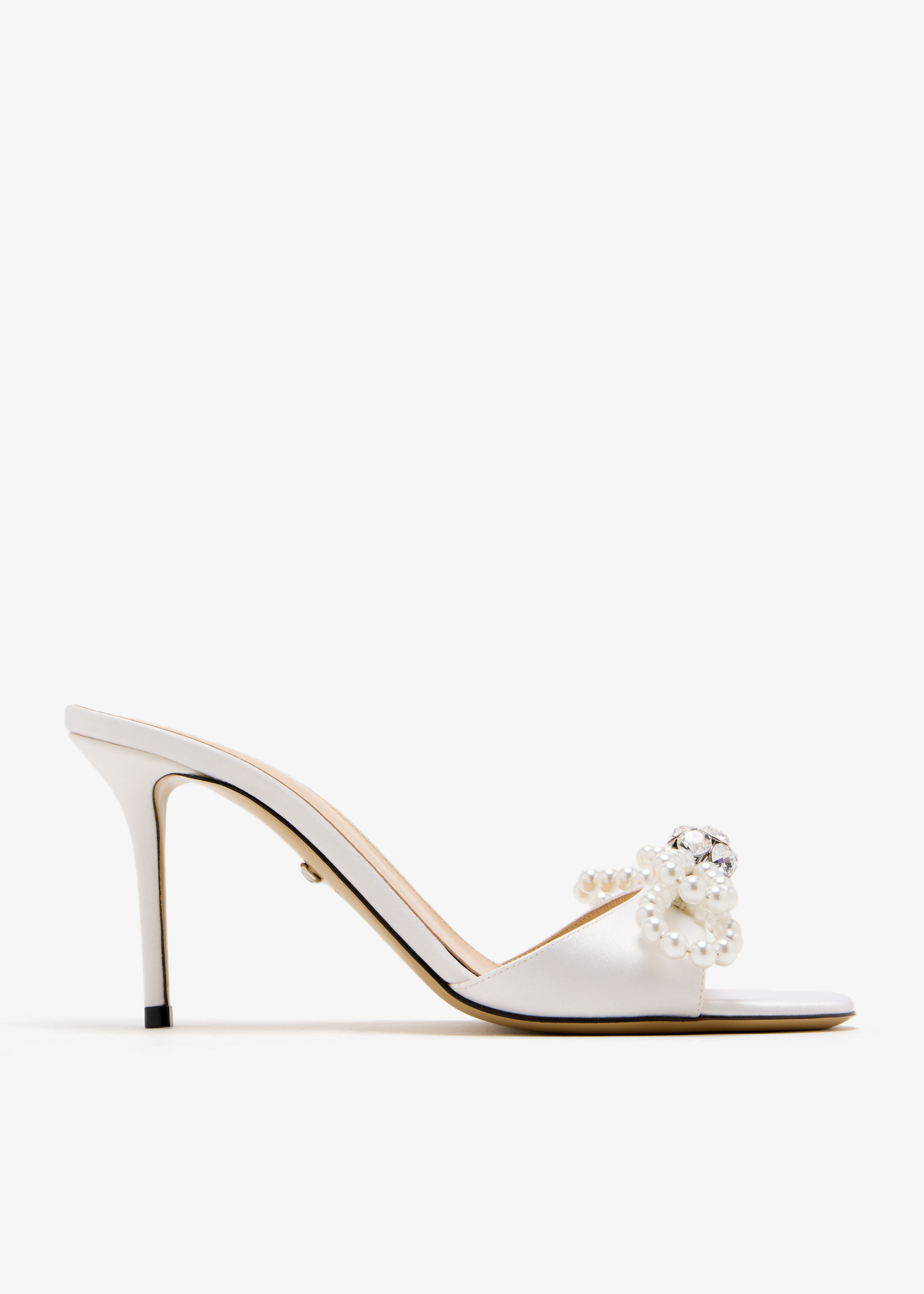 Double Bow mules, White
Double Bow mules, White