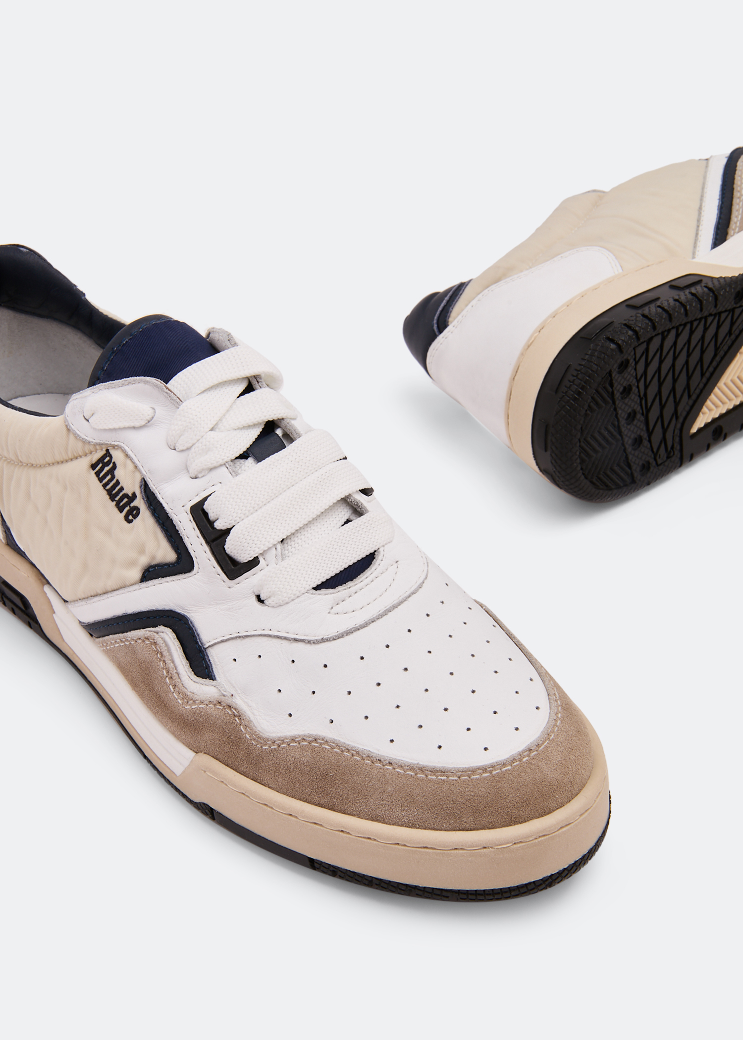 Racing sneakers, White