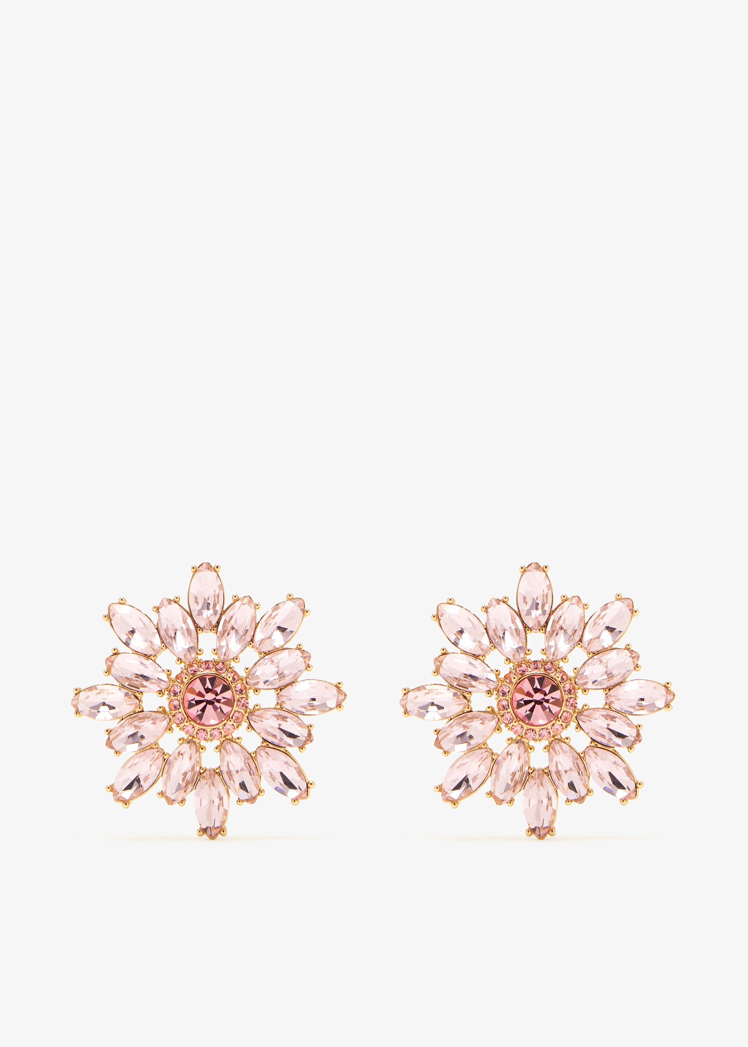 Crystal Flower earrings, Pink
Crystal Flower earrings, Pink