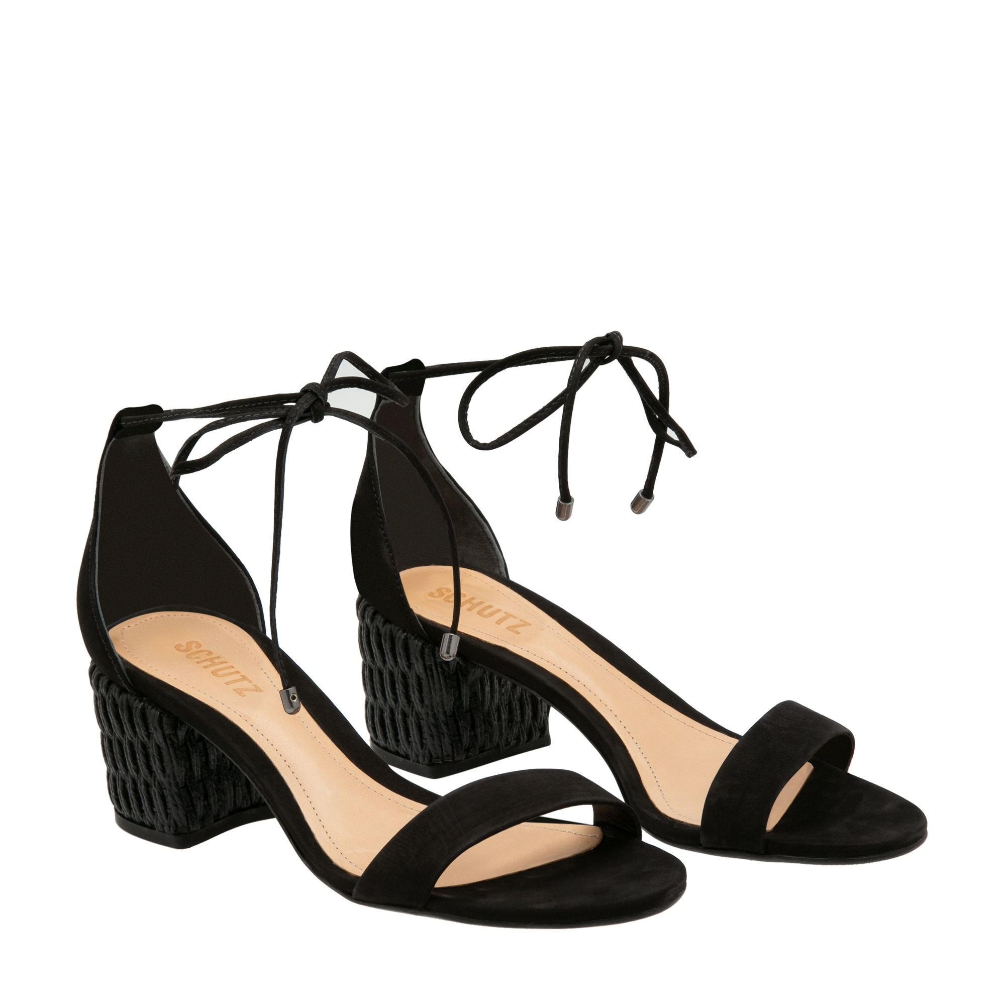 Nubuck sandals, Black