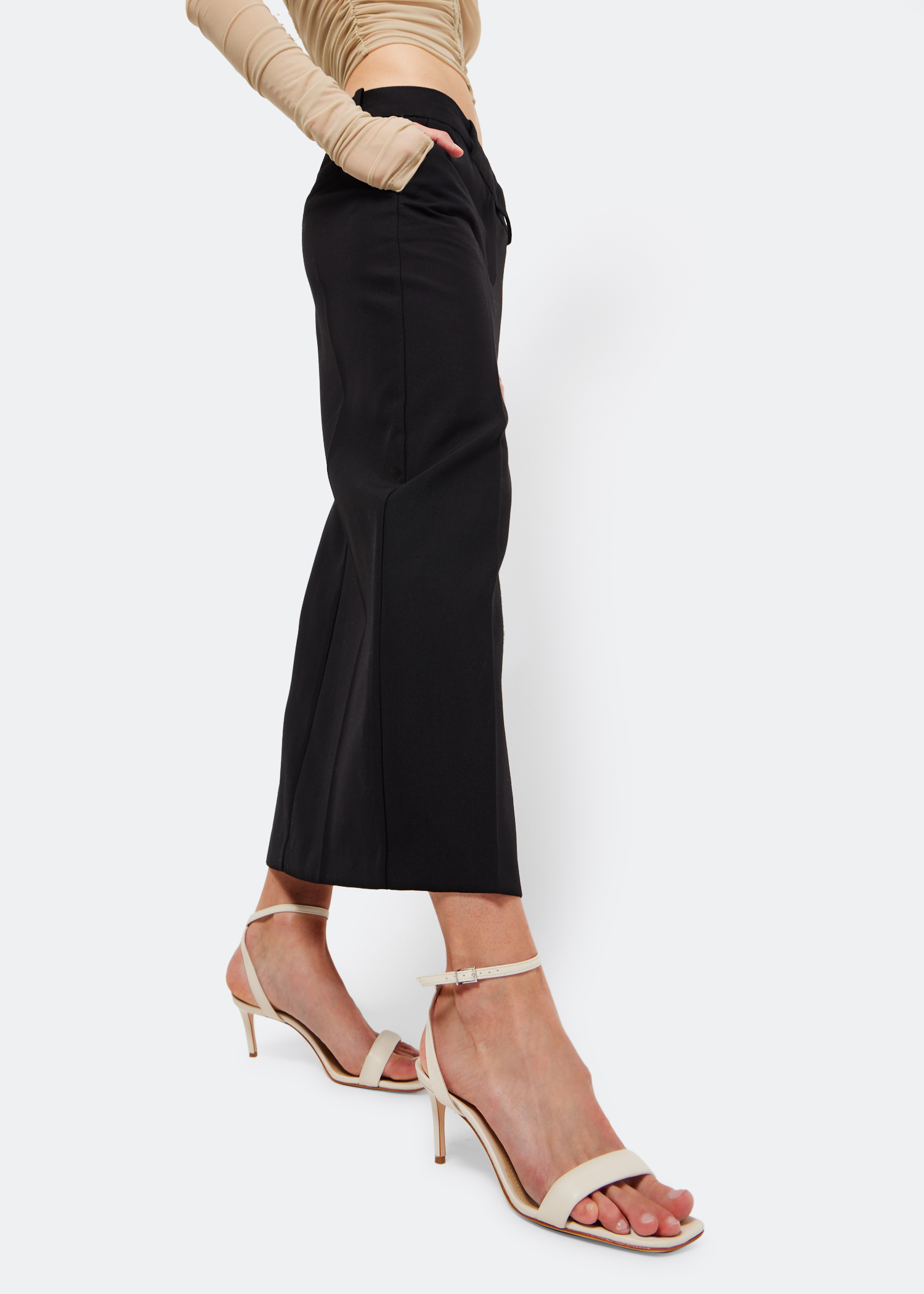 Laurina mid sandals, White