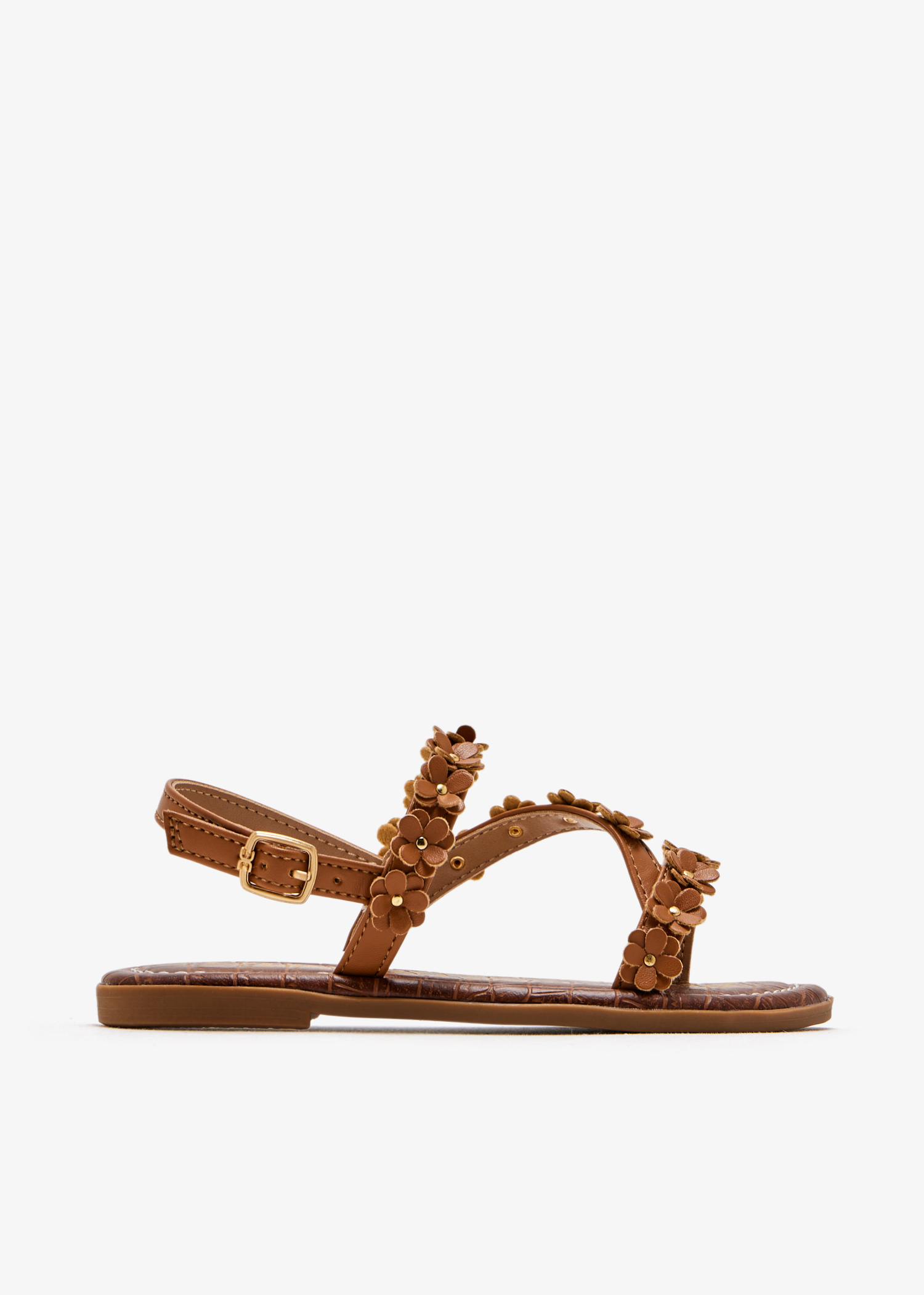 Gigi flower sandals, Brown
Gigi flower sandals, Brown