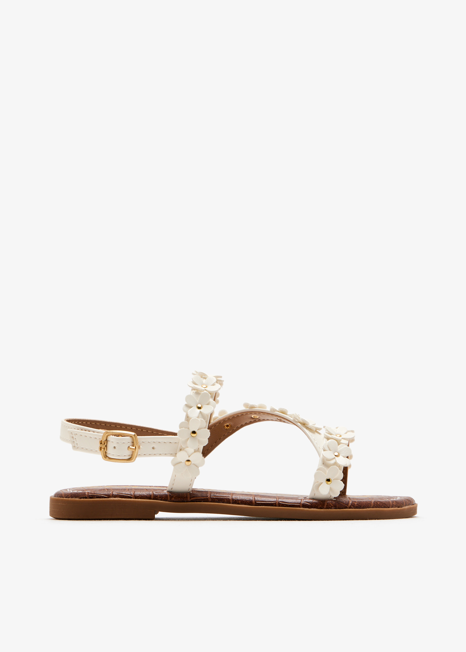 Gigi flower sandals, White
Gigi flower sandals, White