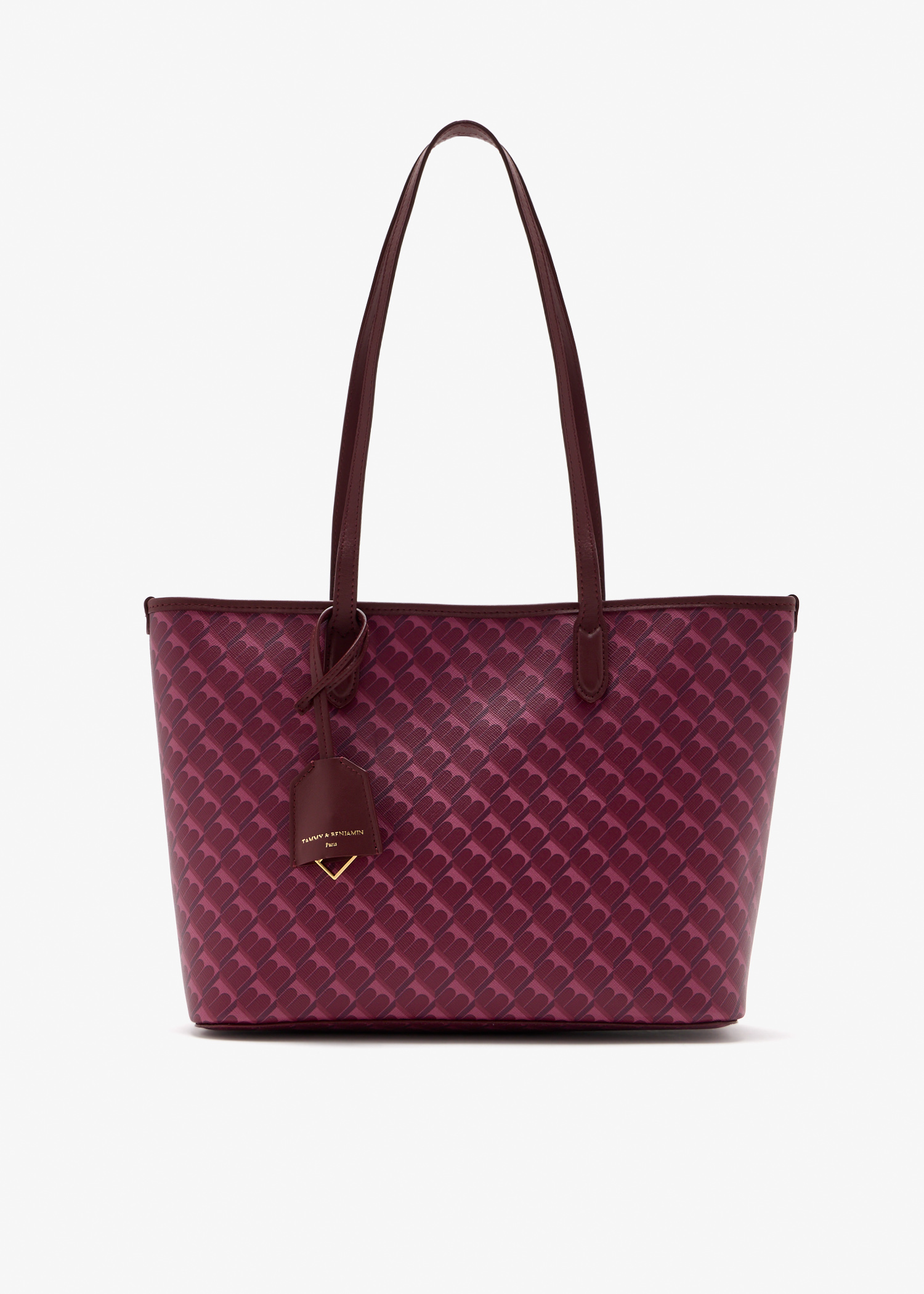 Monogram PM shopper tote, Burgundy
Monogram PM shopper tote, Burgundy
