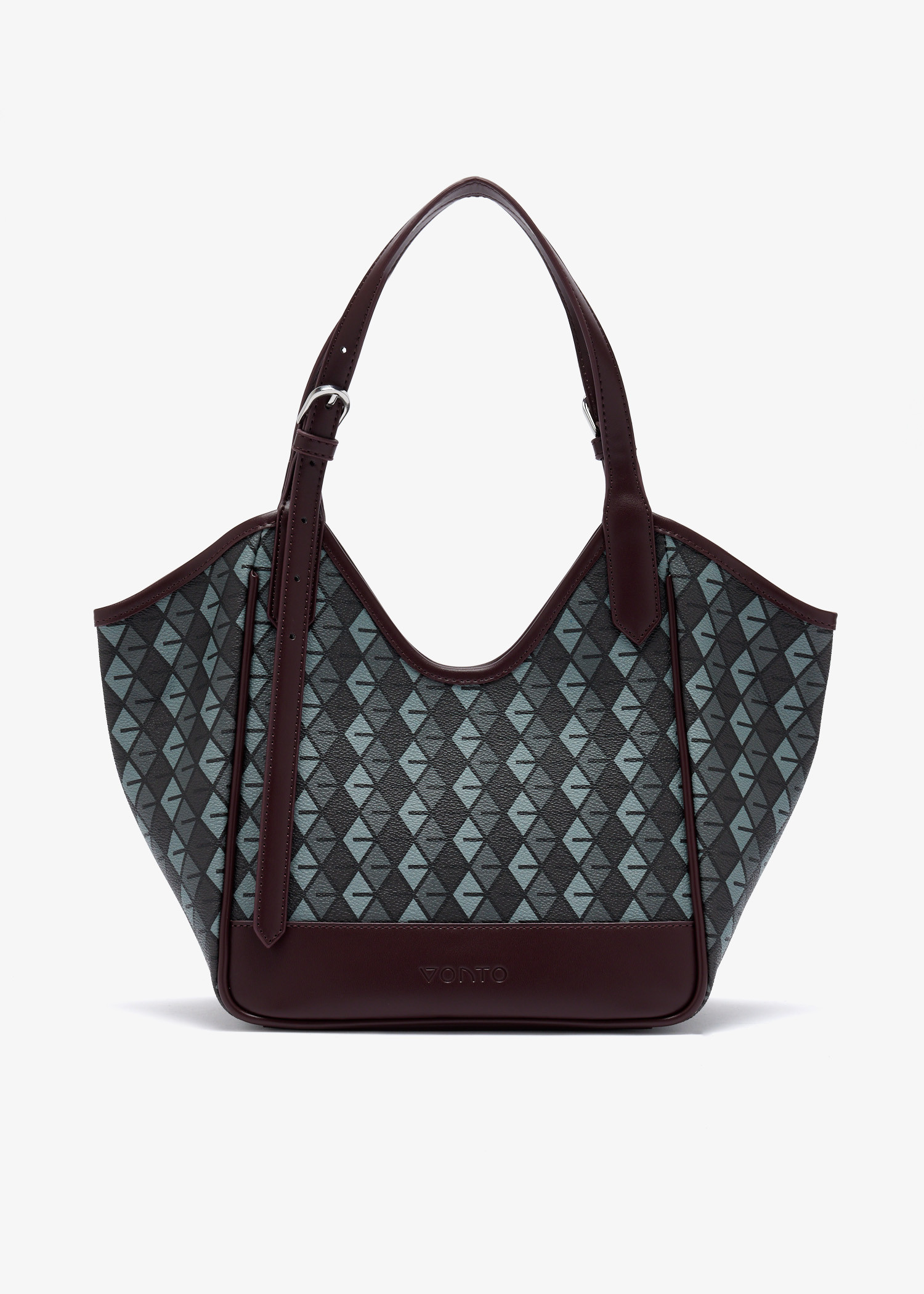 Monogram shoulder bag, Burgundy
Monogram shoulder bag, Burgundy