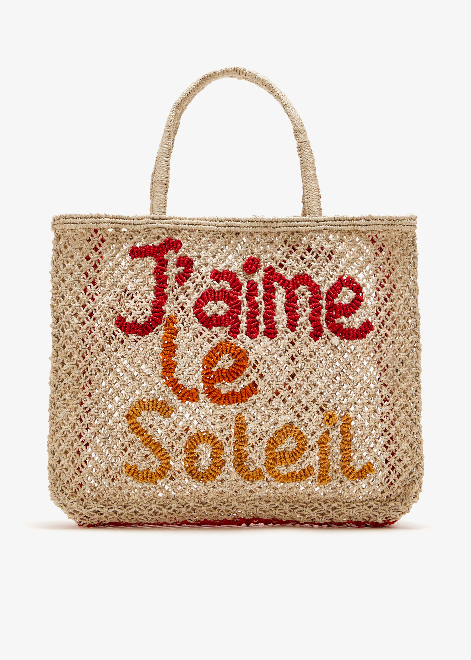 J'aime Le Soleil small tote bag, Beige
J'aime Le Soleil small tote bag, Beige