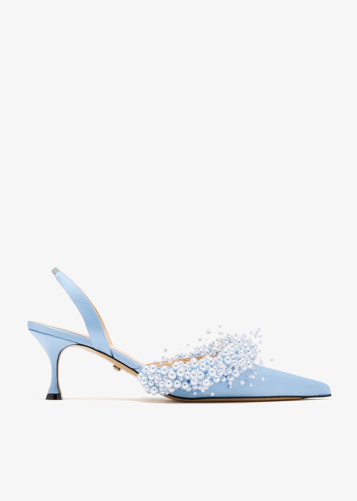 Pearl slingback pumps, Blue
Pearl slingback pumps, Blue
