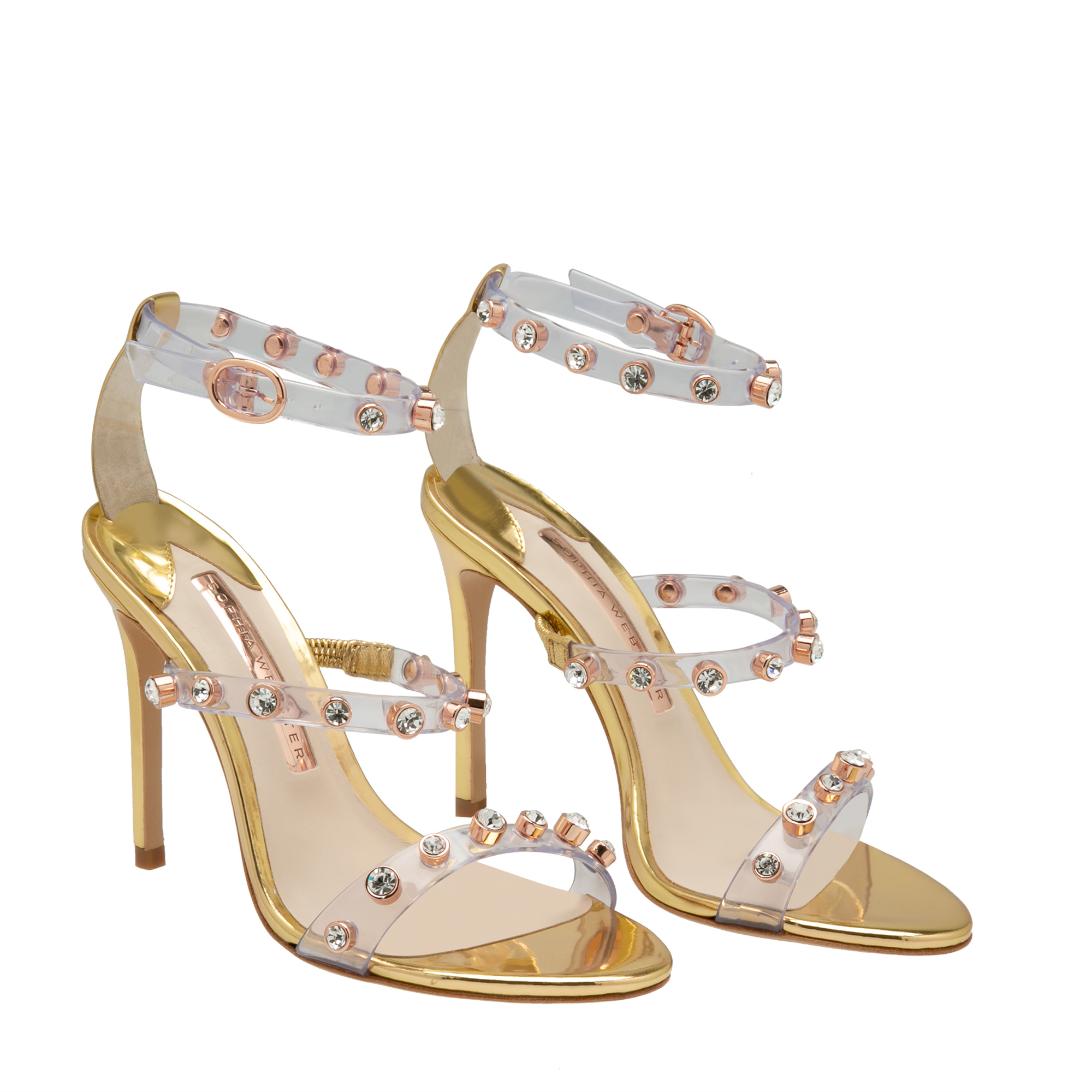 Rosalind Gem sandals, Gold