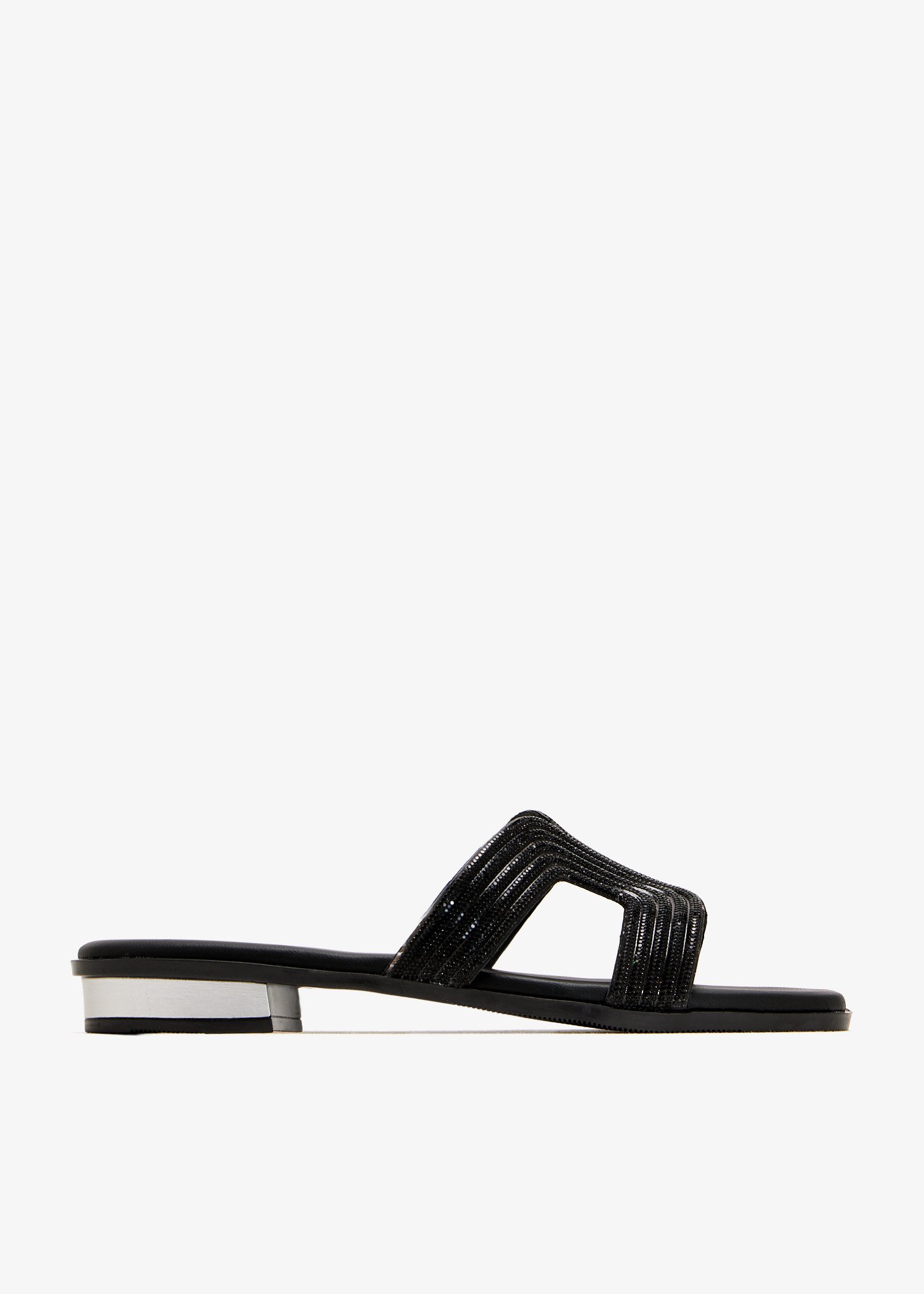 Teresa slide sandals, Black
Teresa slide sandals, Black