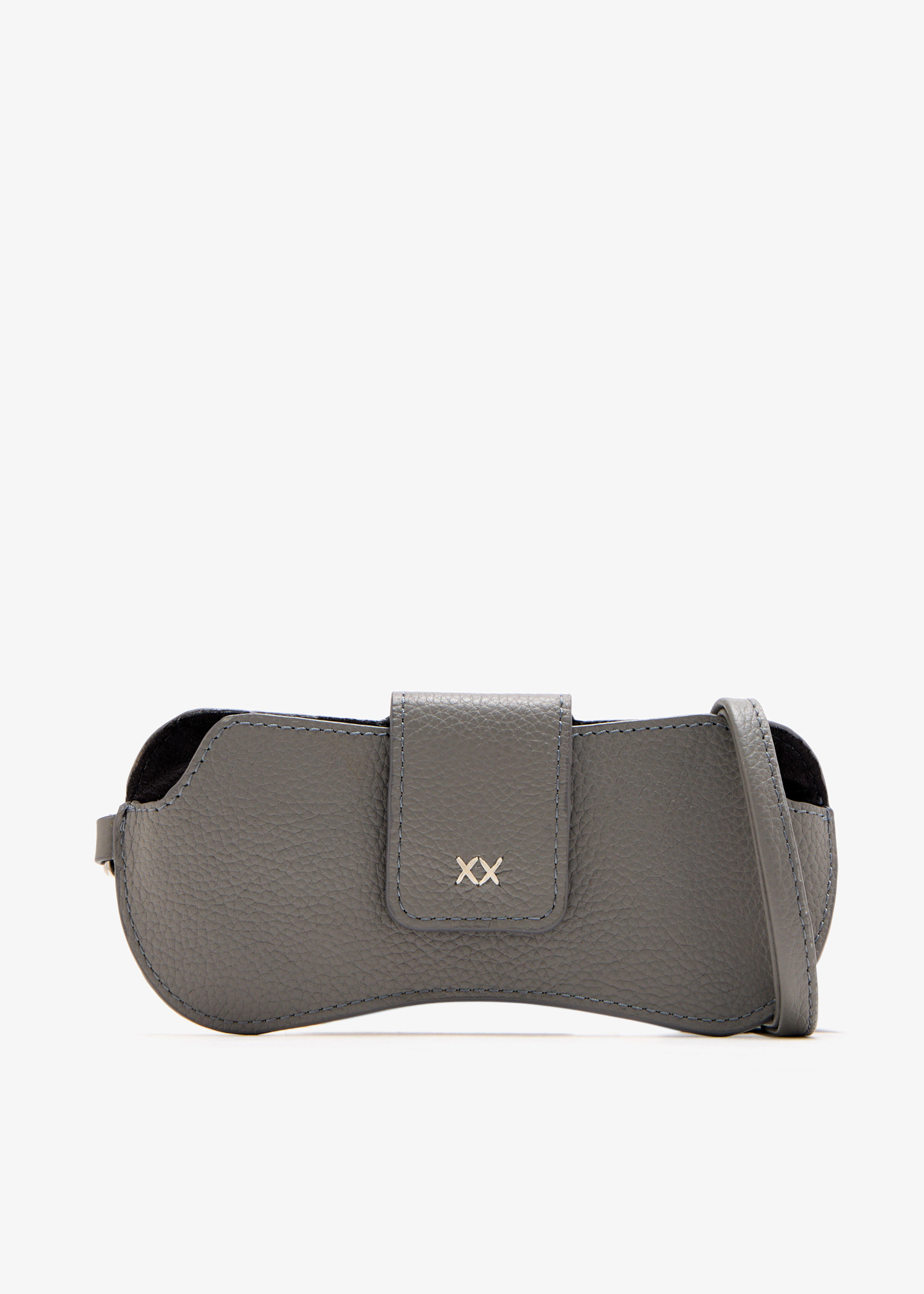 Tumbled leather sunglasses case, Grey
Tumbled leather sunglasses case, Grey