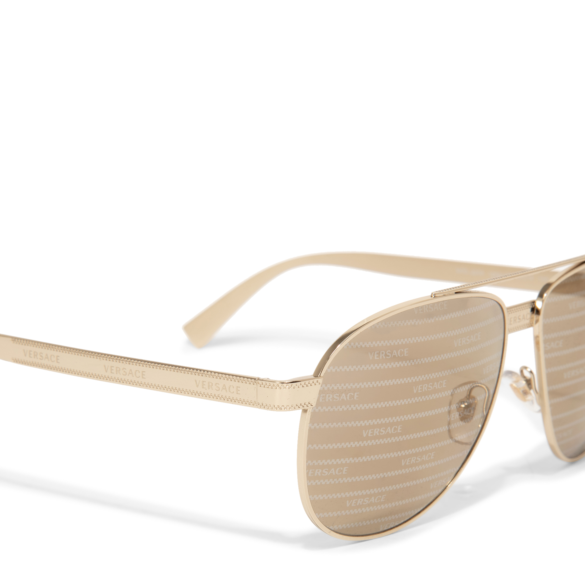 Pilot Sunglasses, Beige