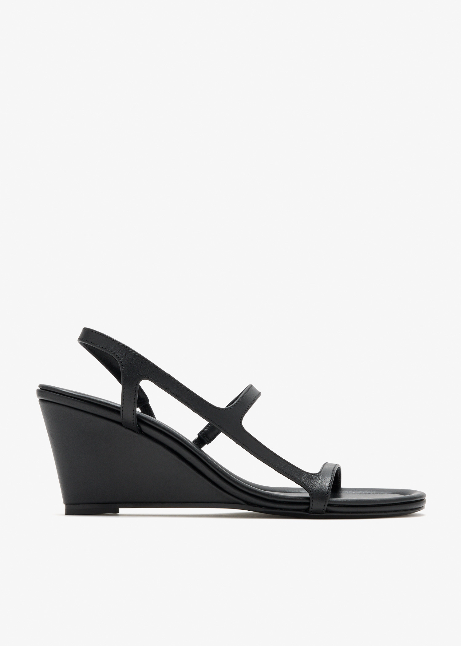 High wedge sandals, Black
High wedge sandals, Black