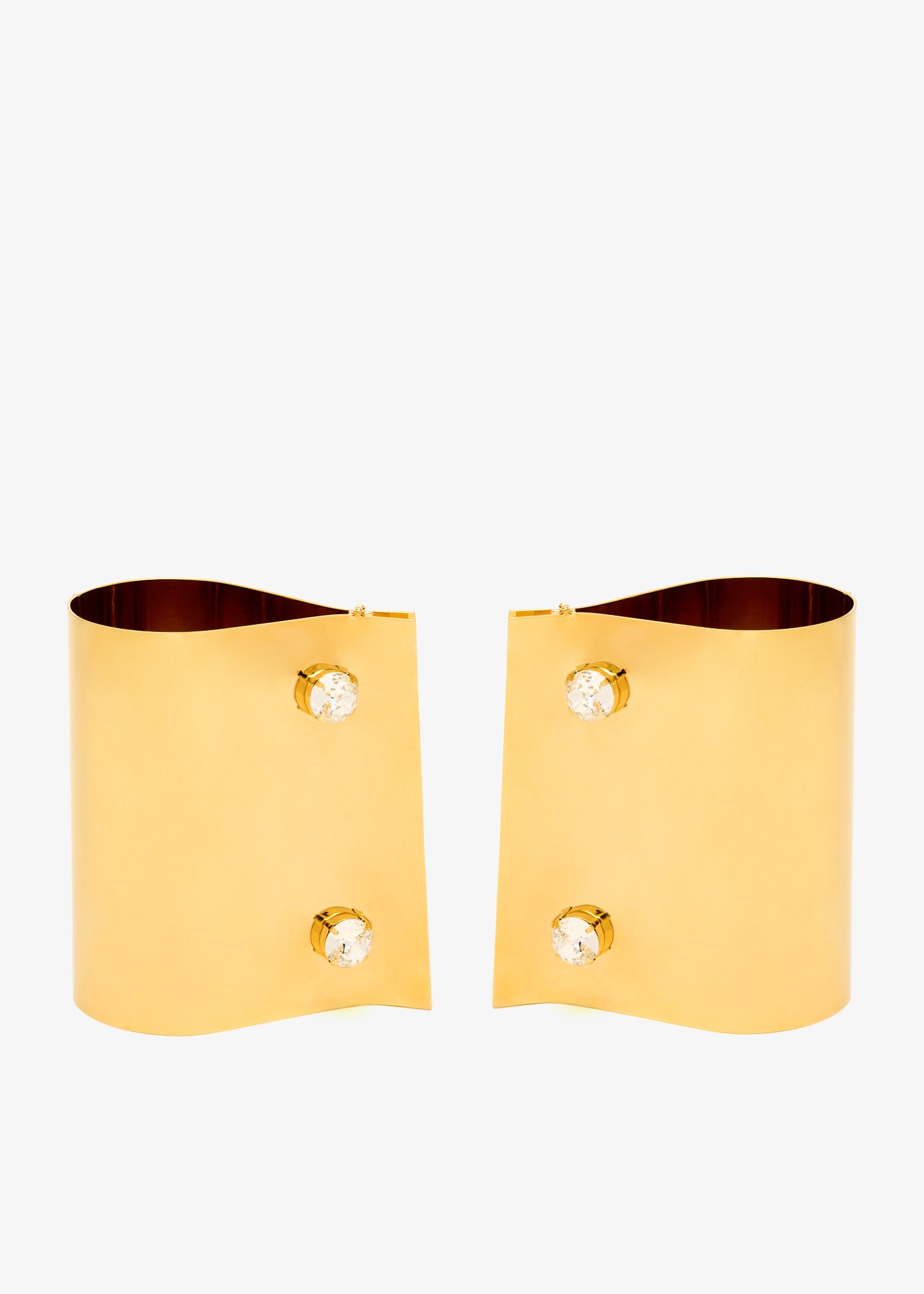 Rigid metal cuffs, Gold
Rigid metal cuffs, Gold