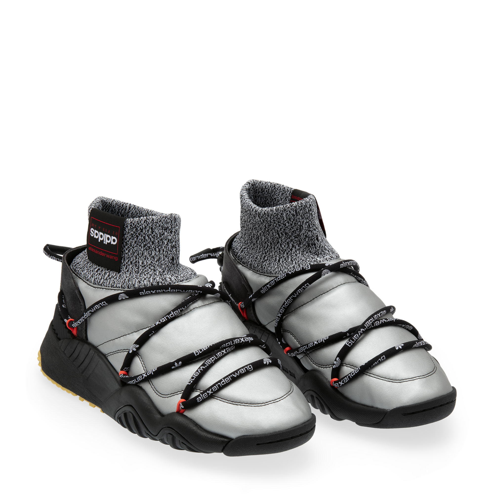 x Alexander Wang Puff sneakers, Silver