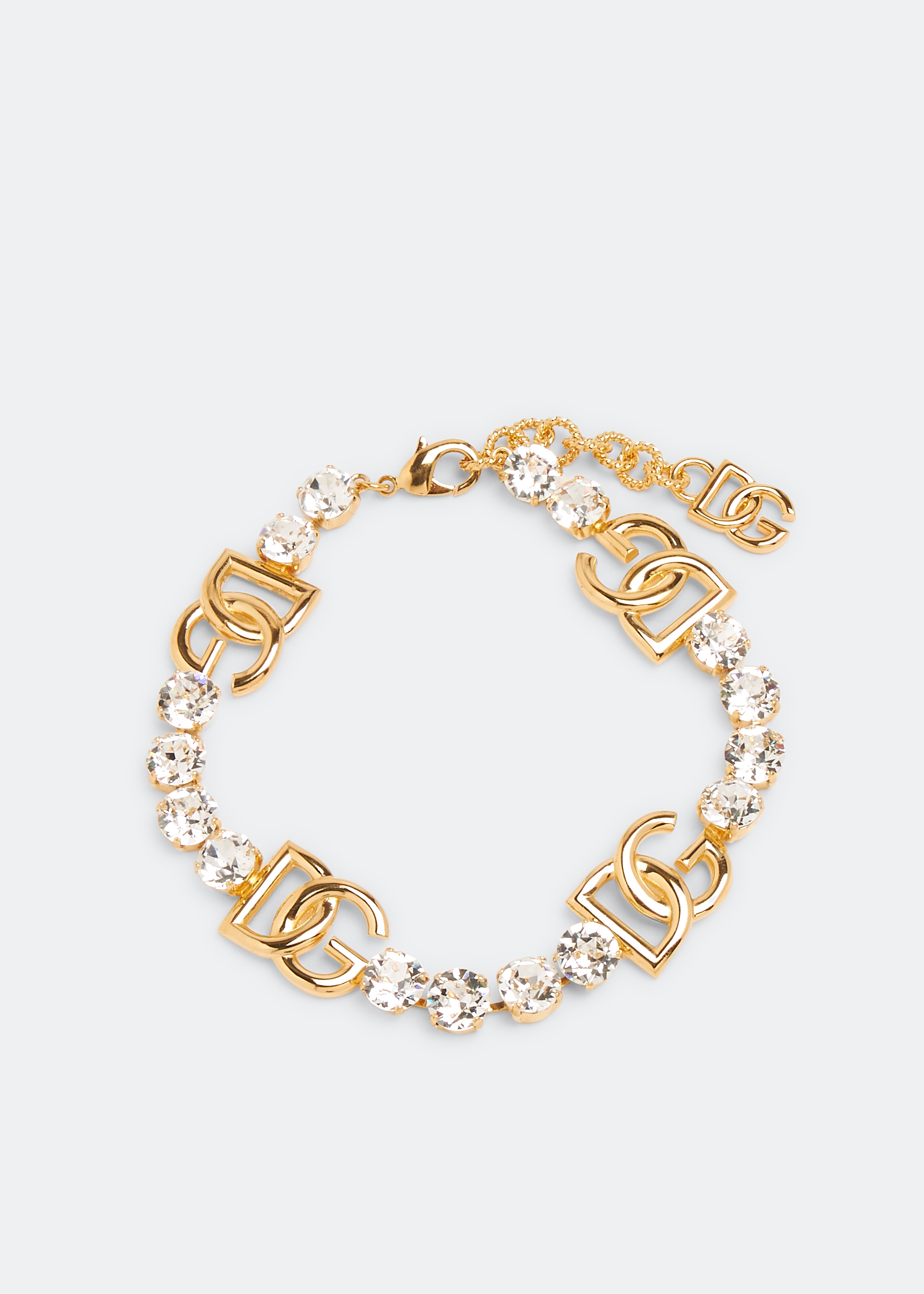 DG rhinestone choker, Gold
DG rhinestone choker, Gold