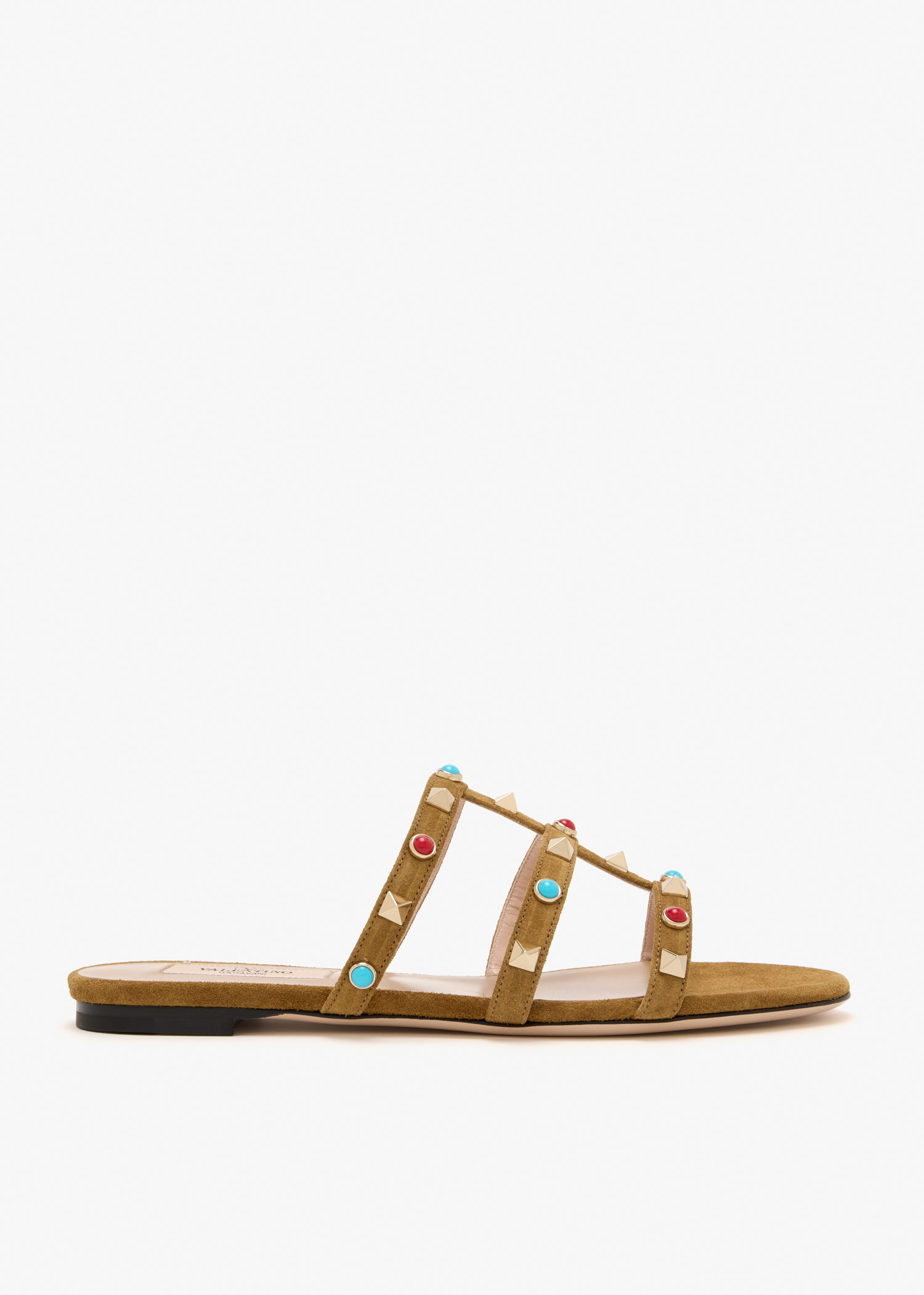 Rockstud flat sandals, Brown
Rockstud flat sandals, Brown
