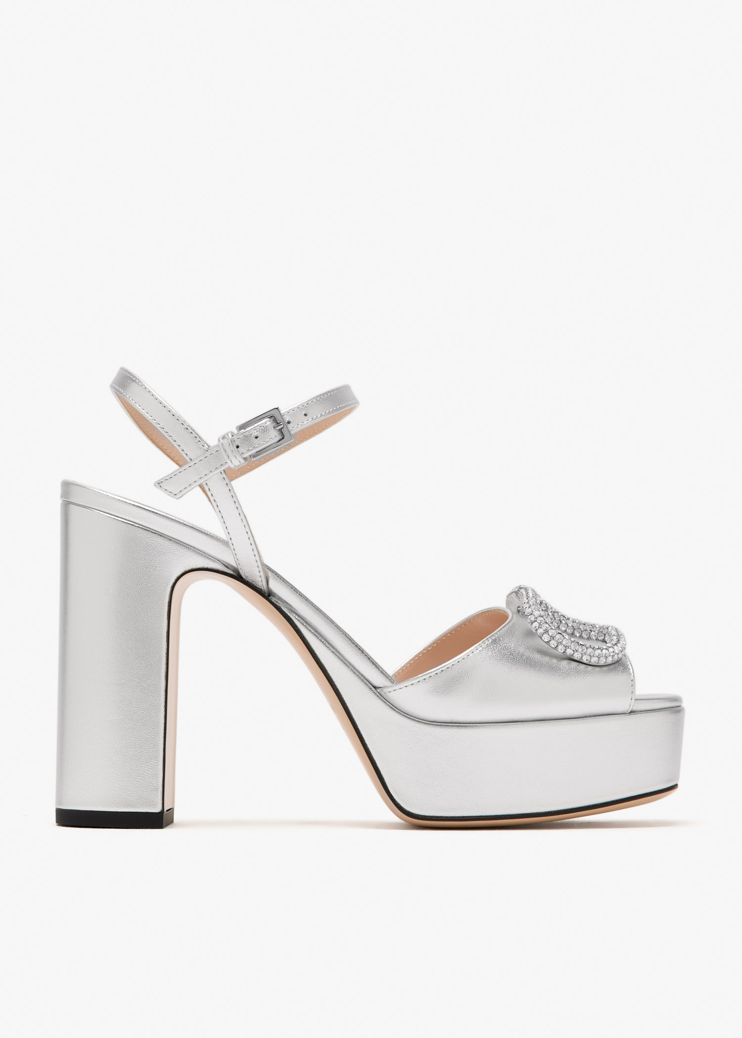 VLogo Signature platform sandals, Silver
VLogo Signature platform sandals, Silver