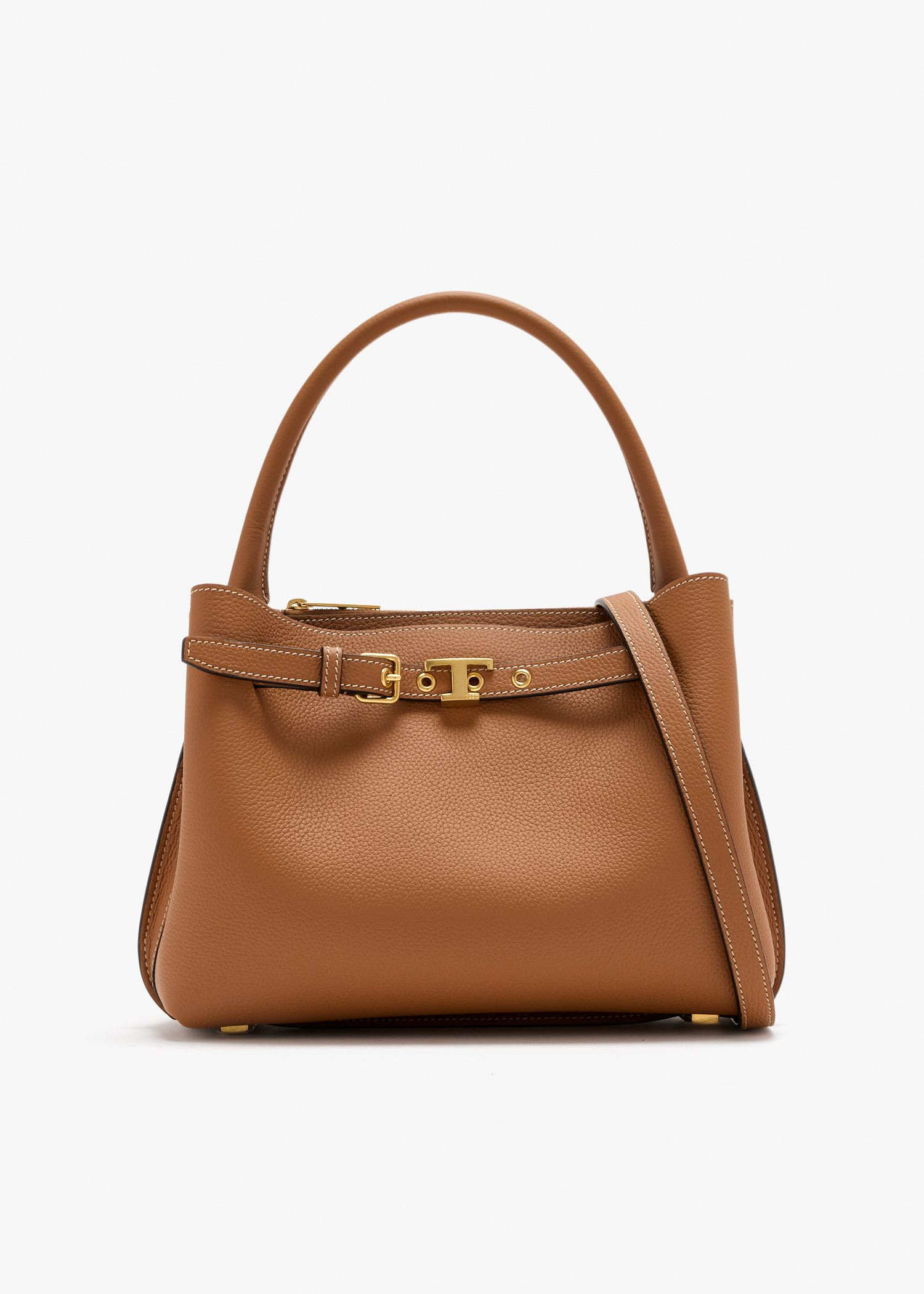 Mini leather handbag, Brown
Mini leather handbag, Brown