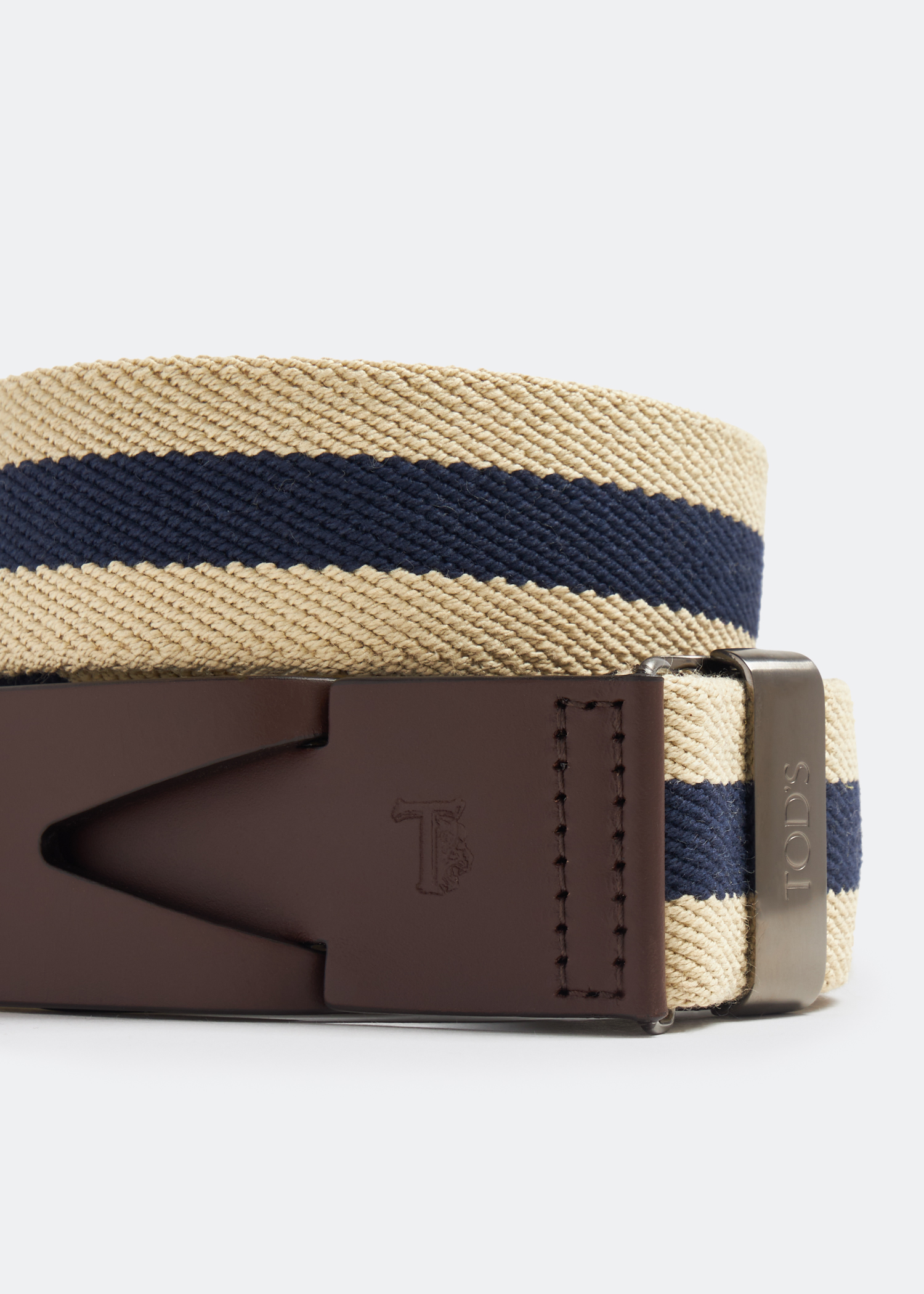 Greca belt, Beige