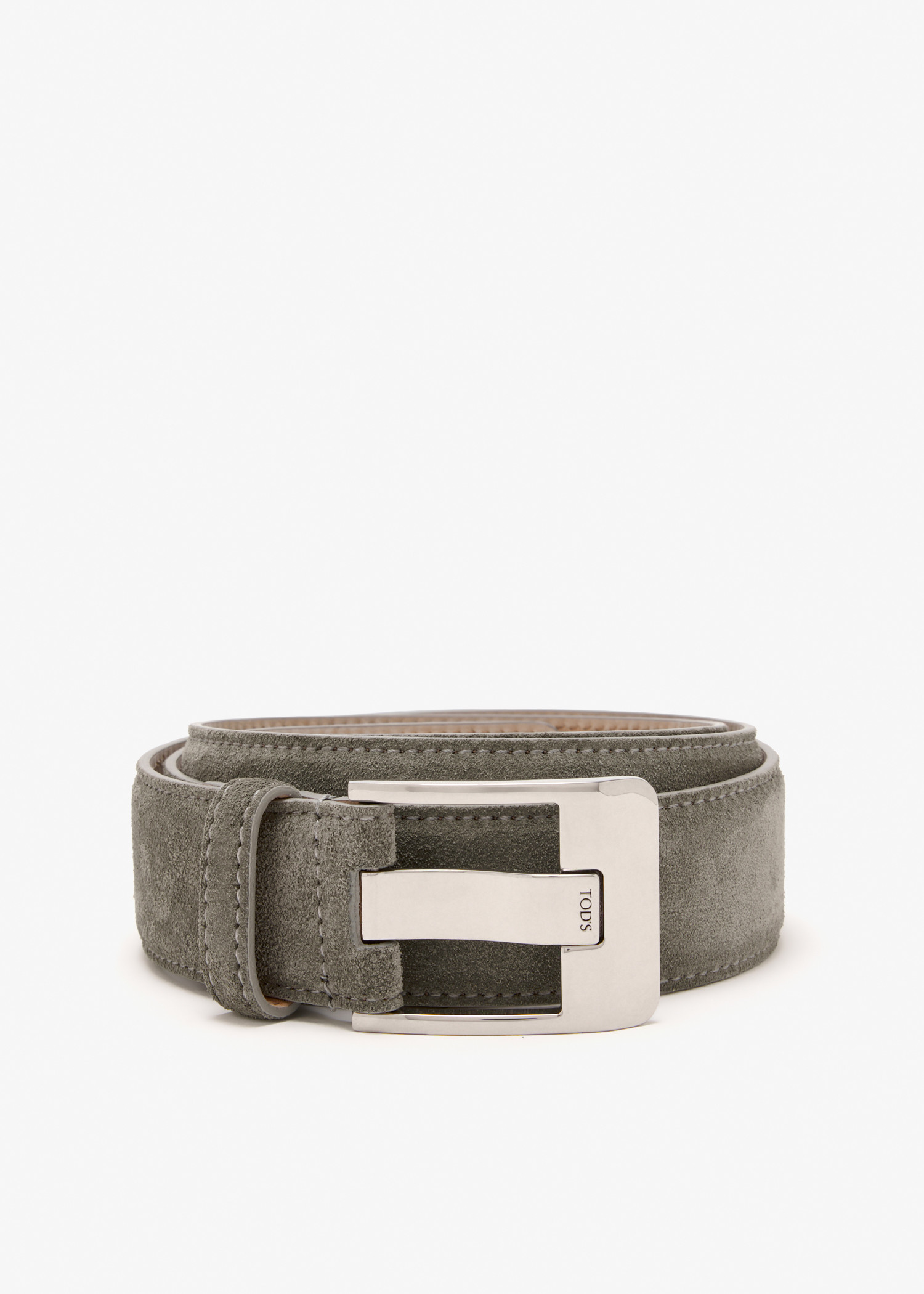 Suede leather belt, Grey
Suede leather belt, Grey