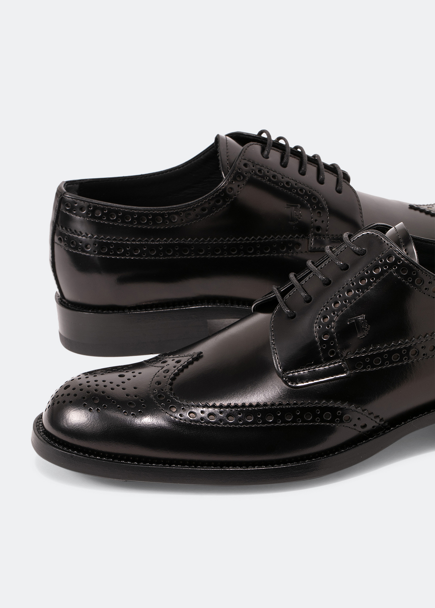 Derby lace-up shoes, Black
