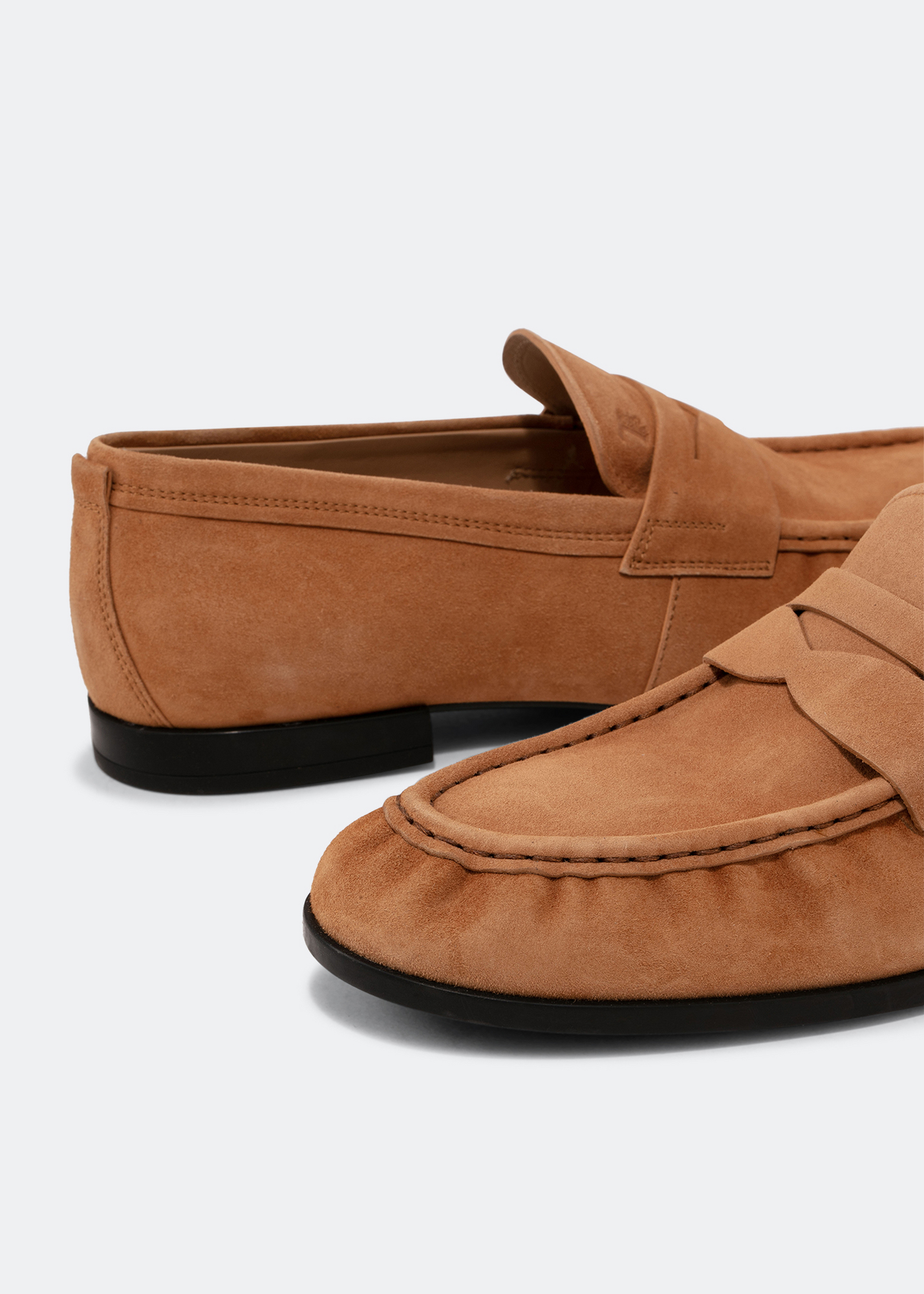 Suede loafers, Brown