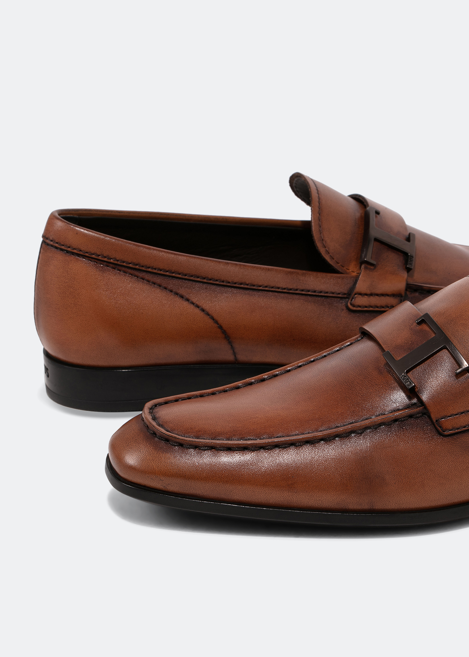 Timeless leather loafers, Brown