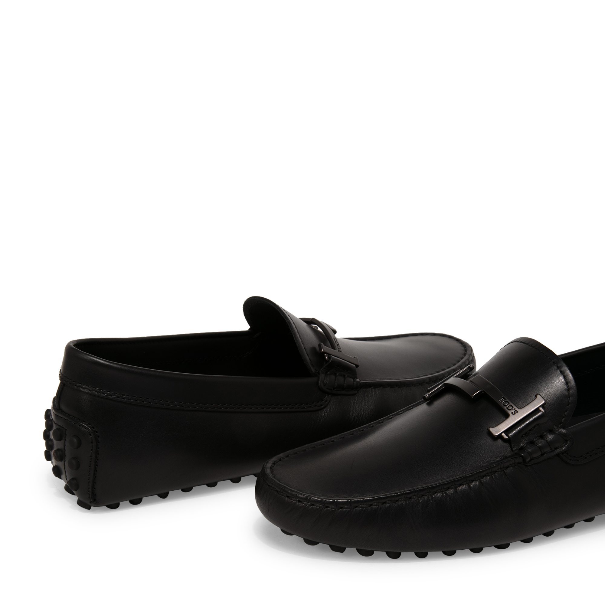Gommino Double T driving shoes, Black