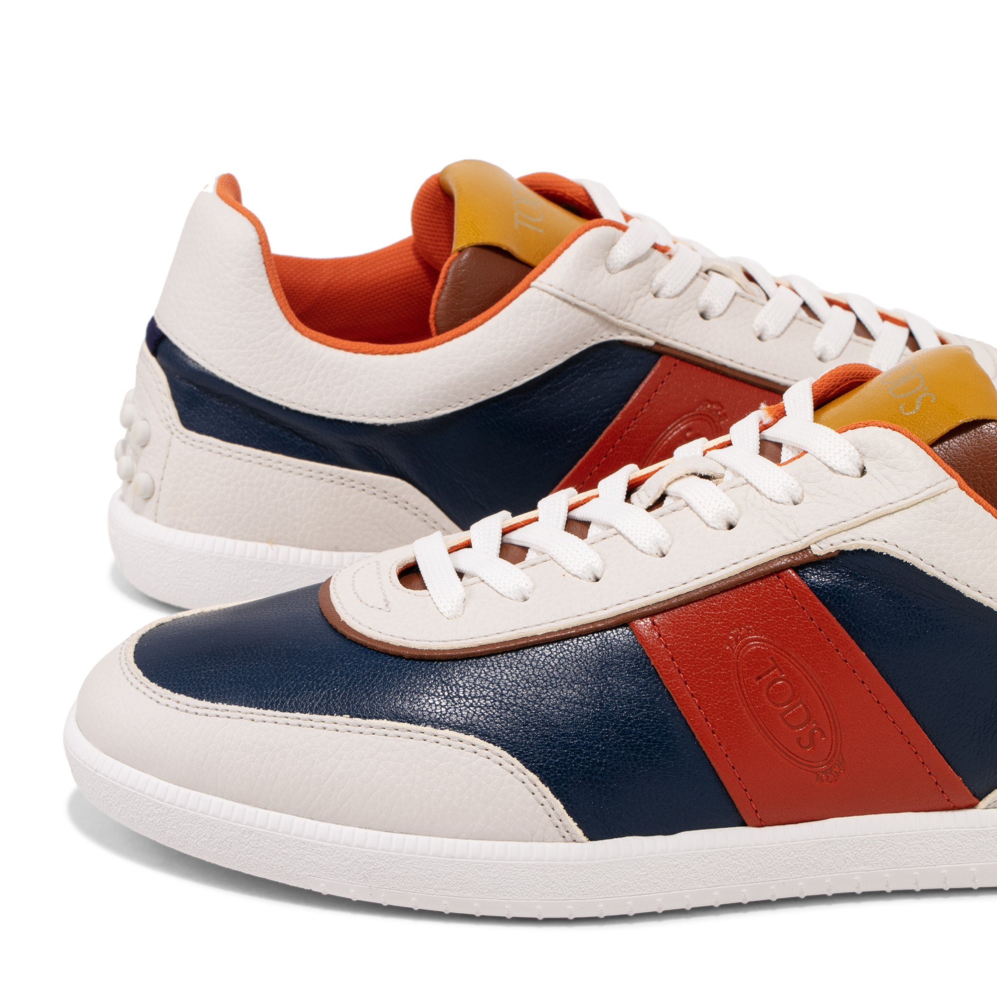 Leather sneakers, Multi-coloured
