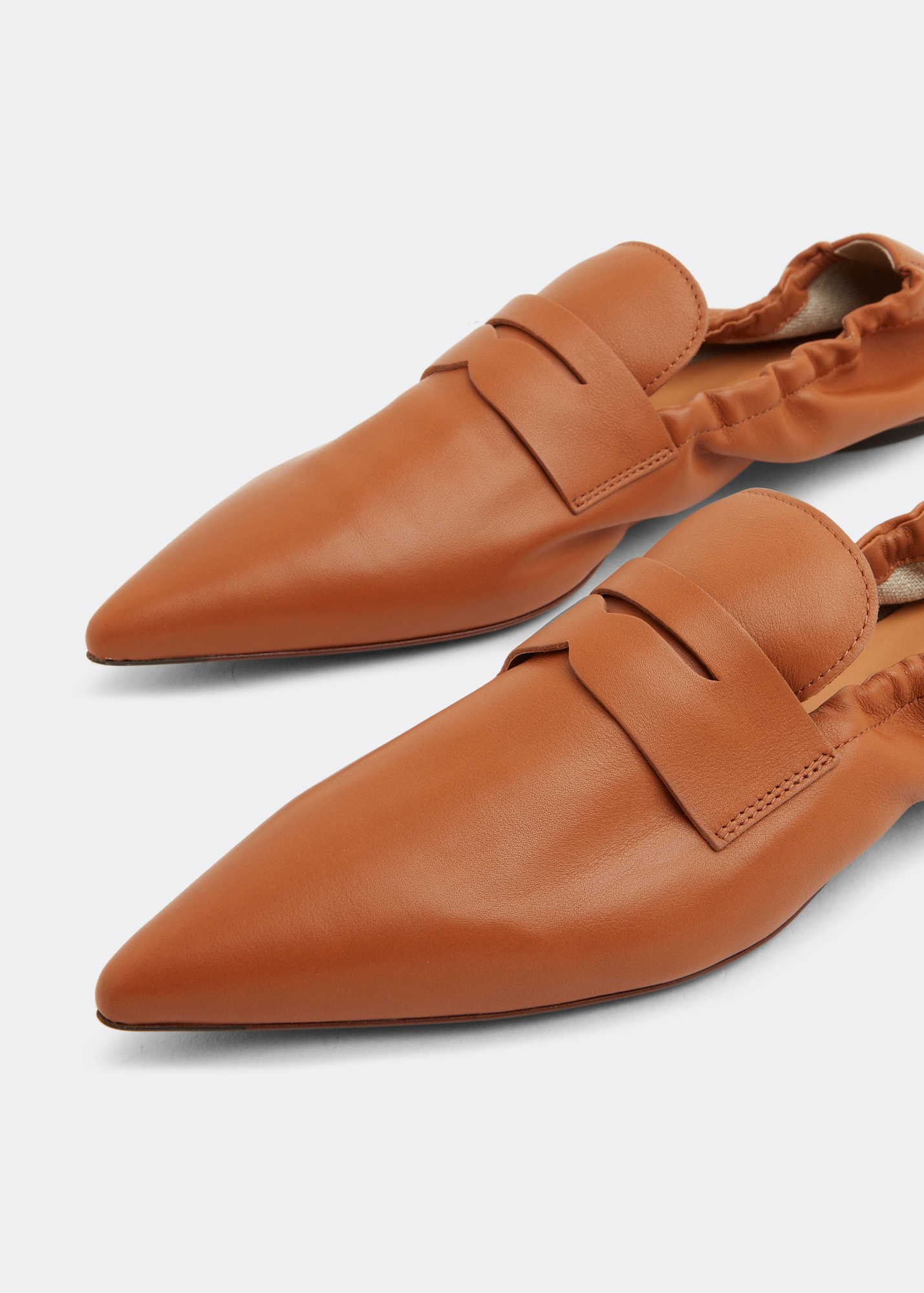 Leather loafers, Brown