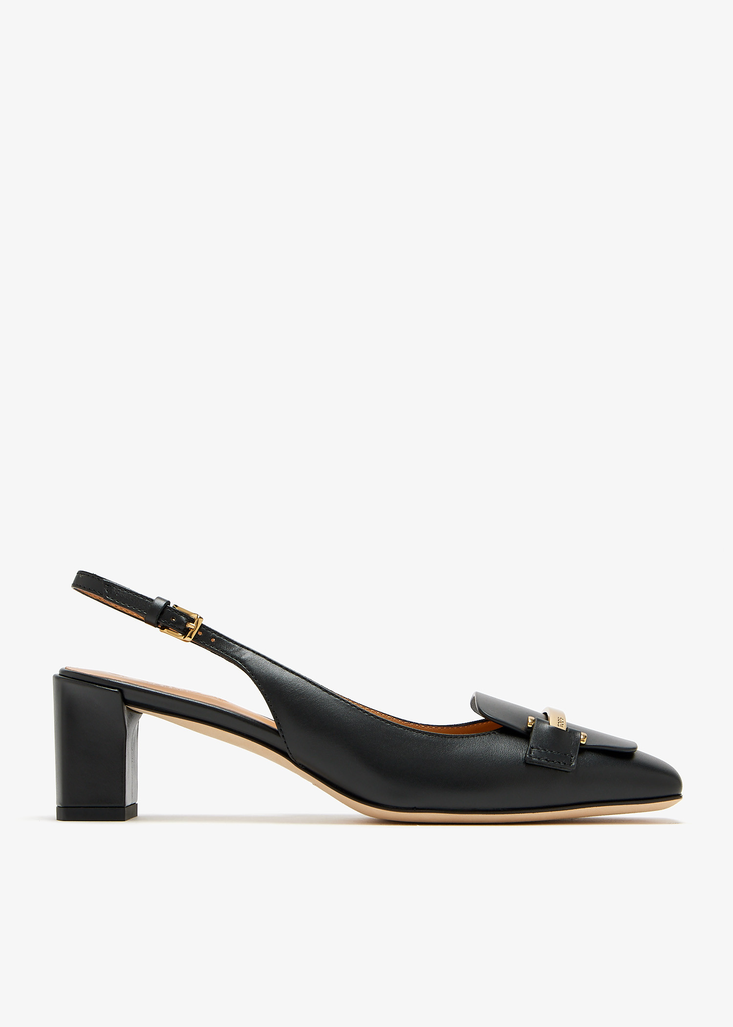 Leather slingback pumps, Black
Leather slingback pumps, Black