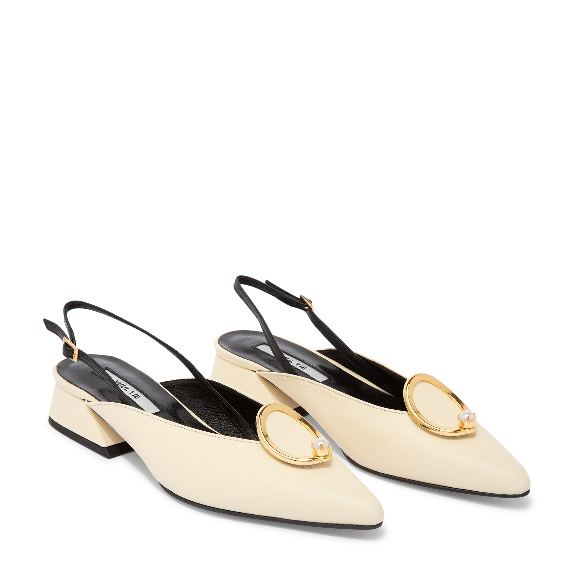 Zizi sling-back pumps, White