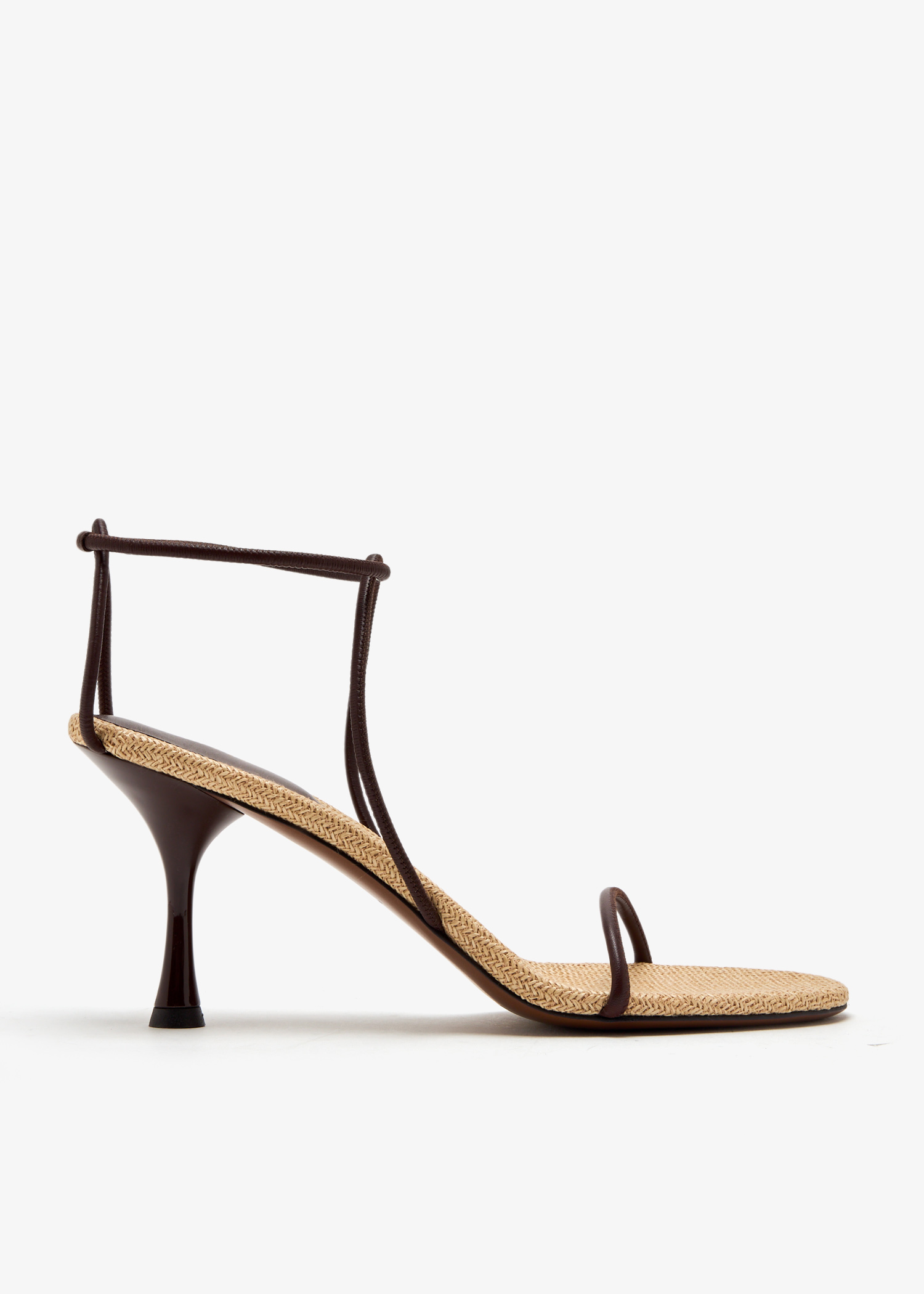 

Nenque raffia sandals, Beige