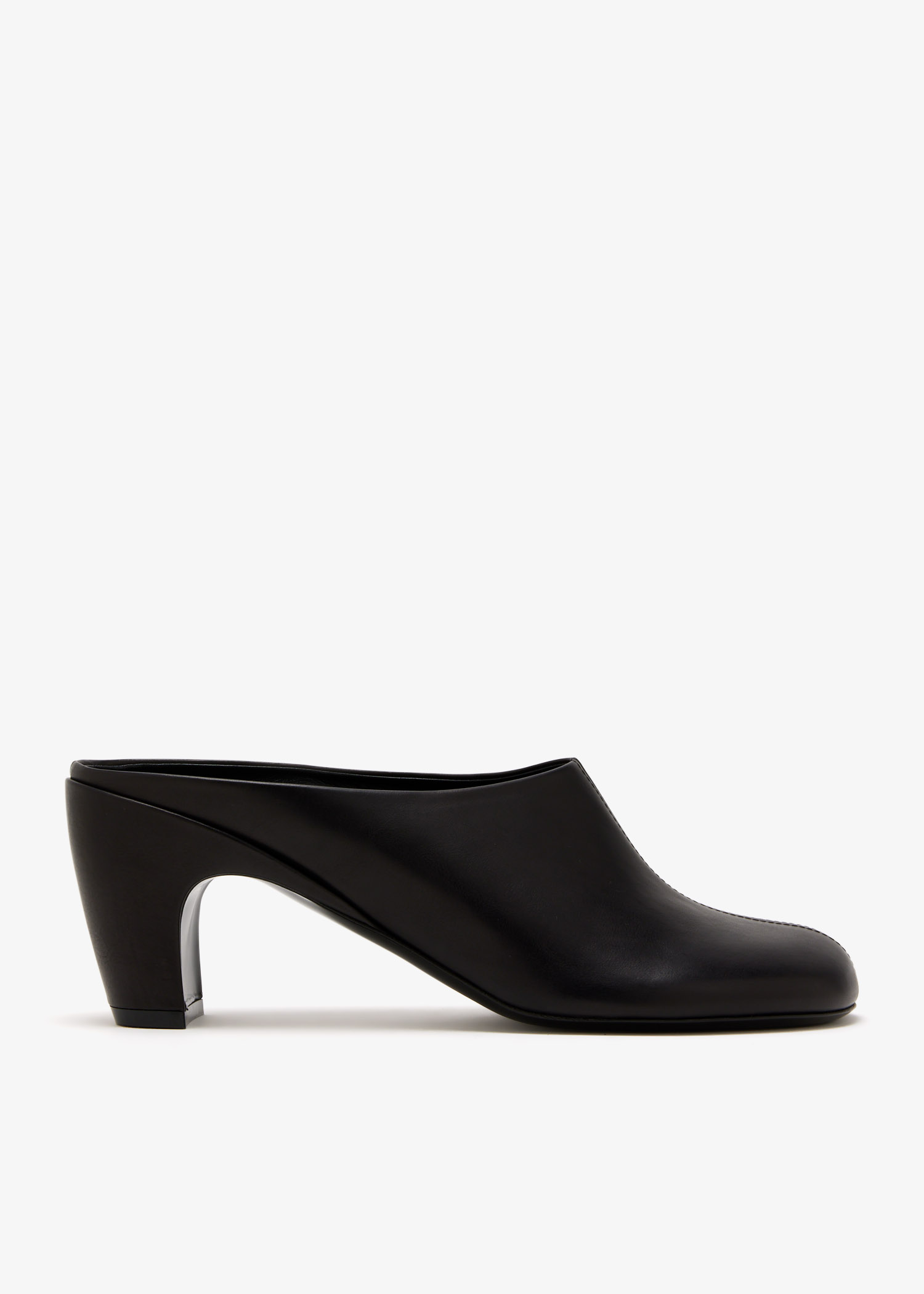 

Leather mules, Black