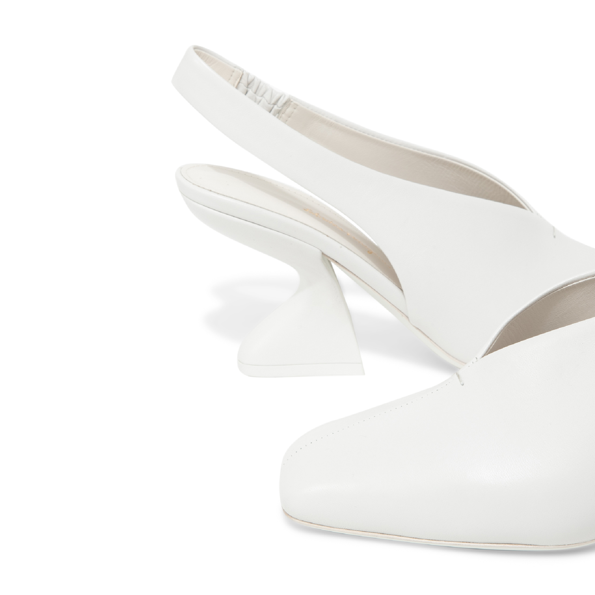 

Sloane slingback pumps, White