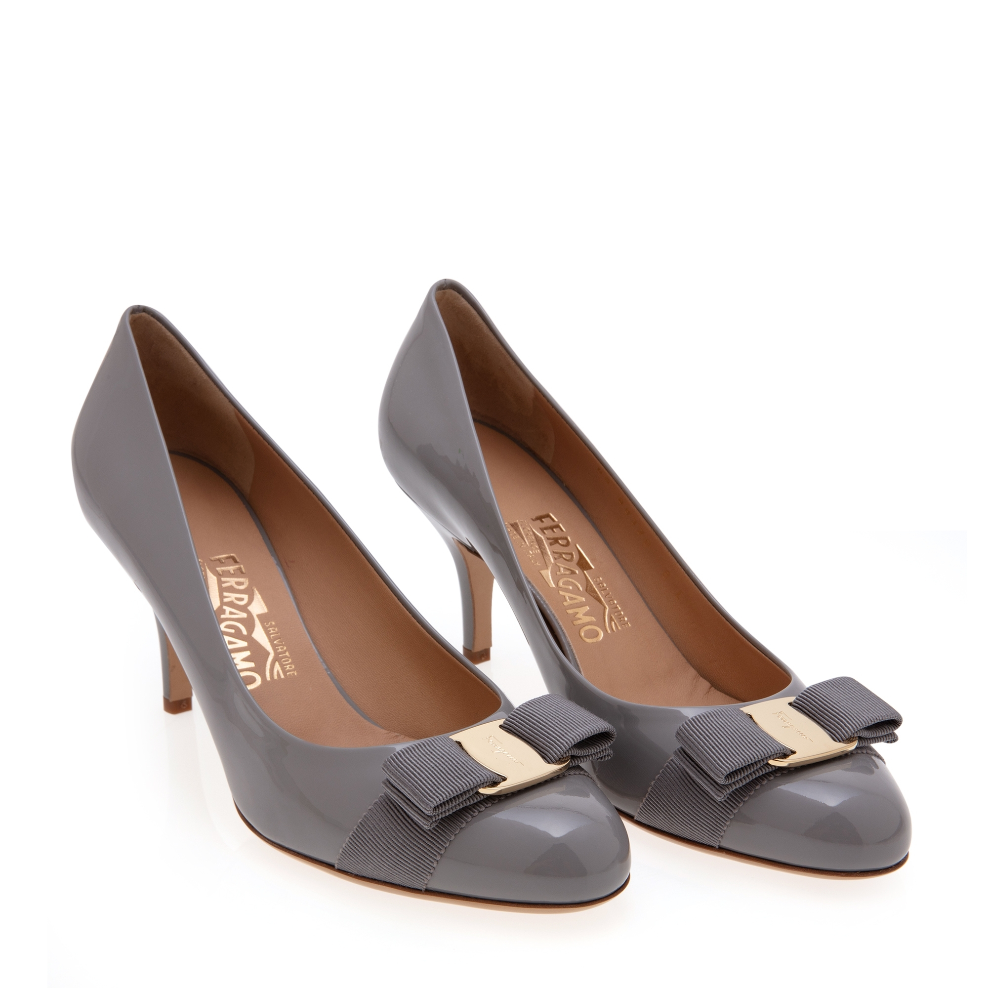 

Vara bow pumps, Grey