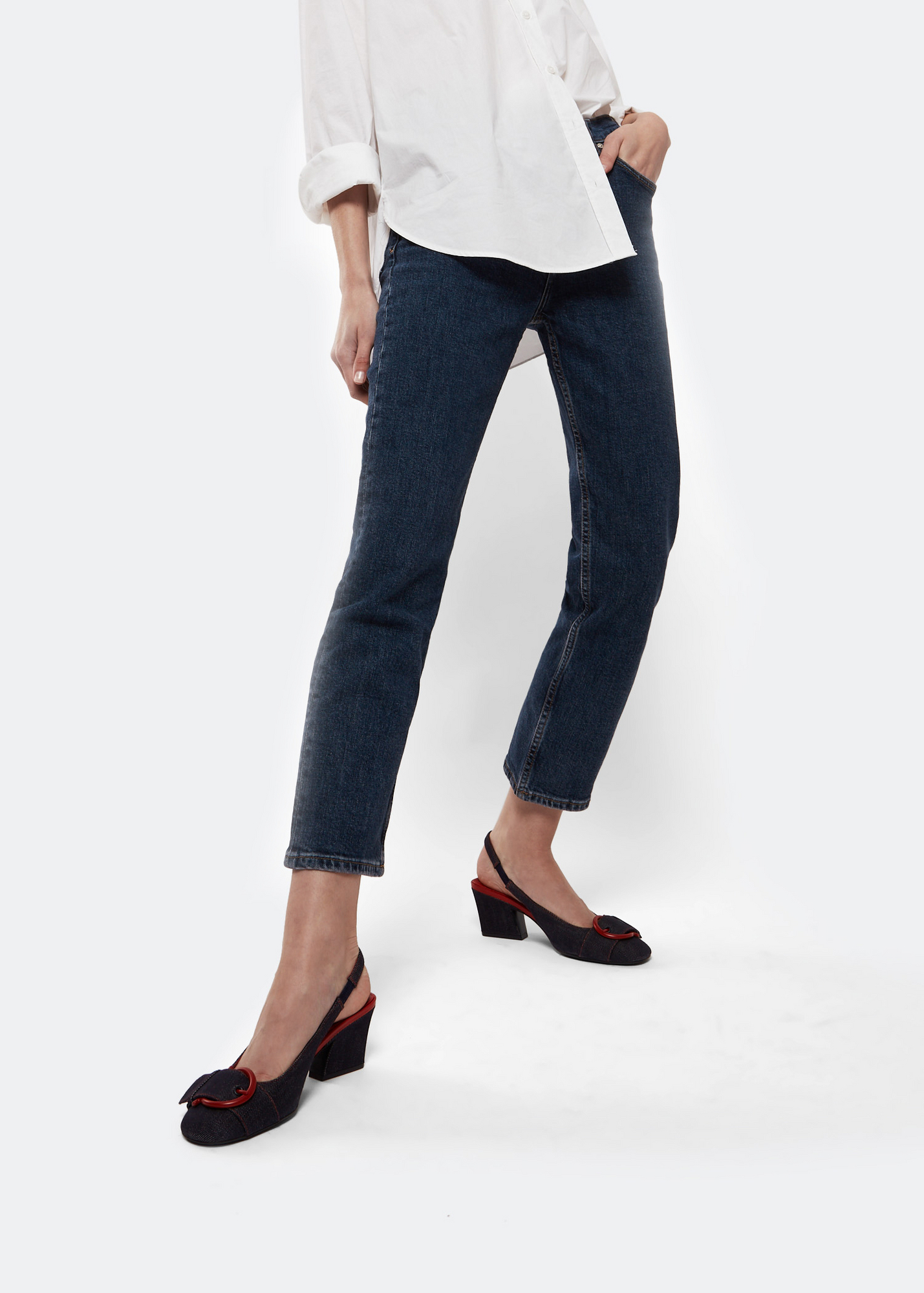 

Bridget slingback pumps, Blue