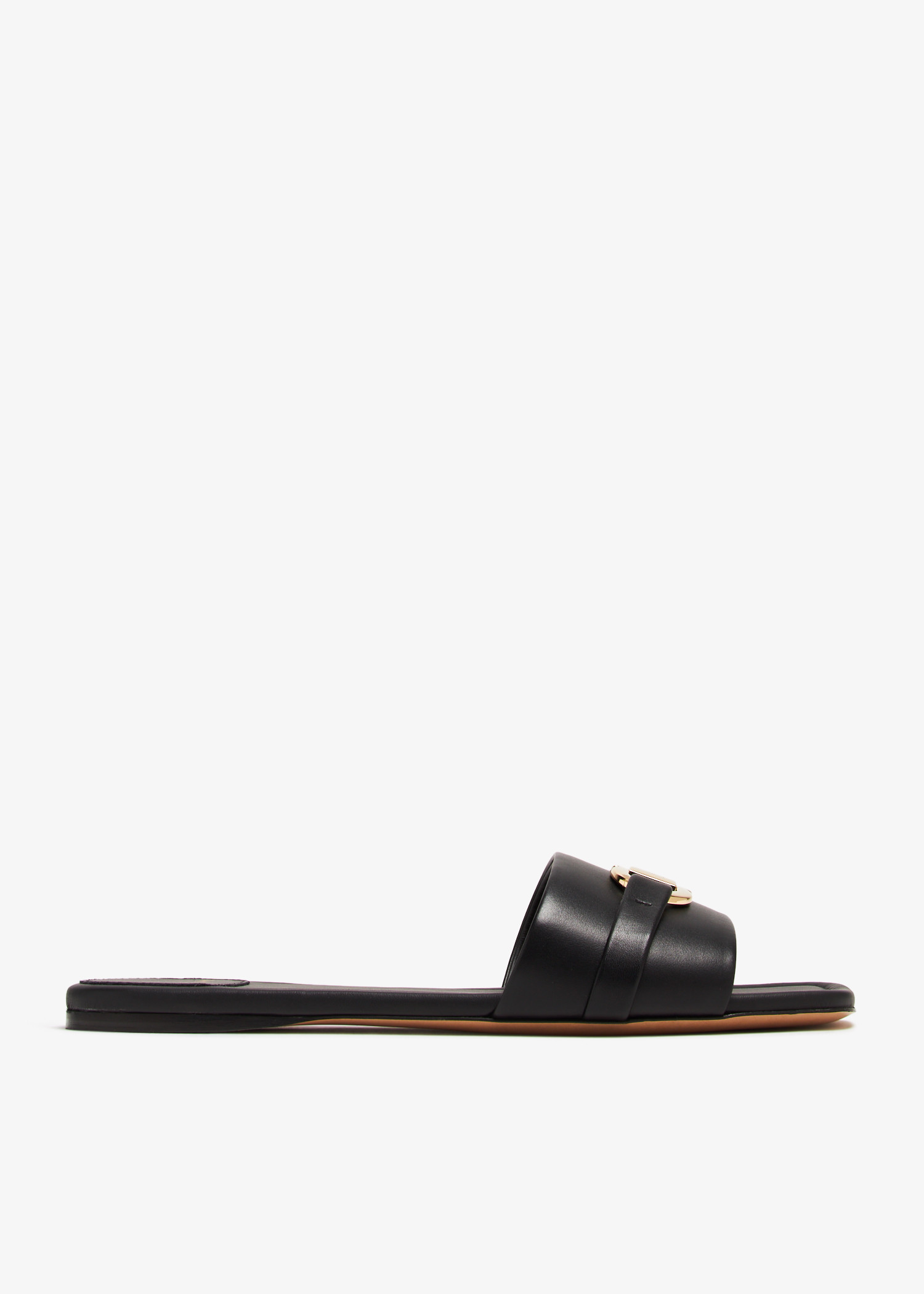 

Leah flat sandals, Black