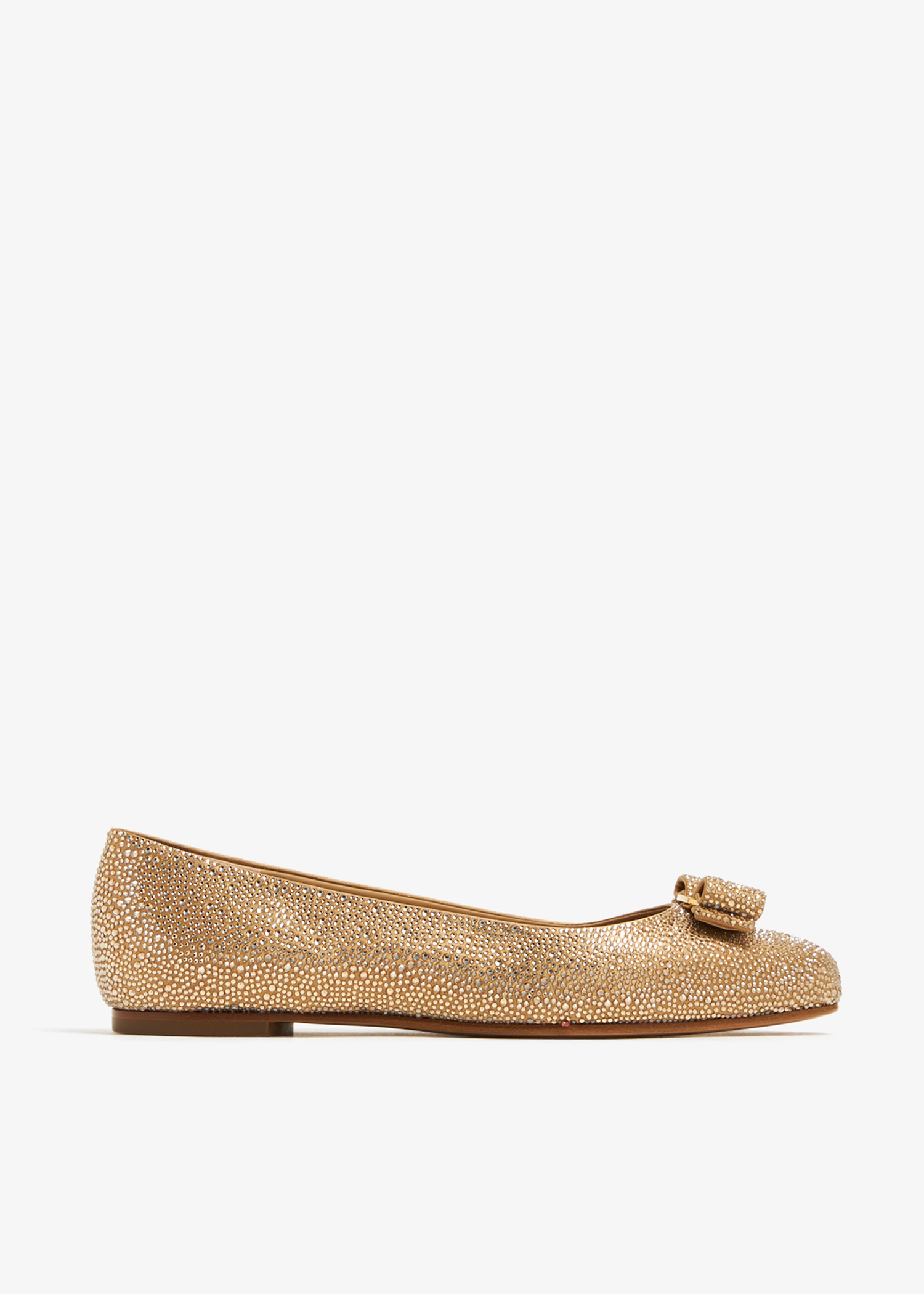 

Vara bow ballet flats, Gold